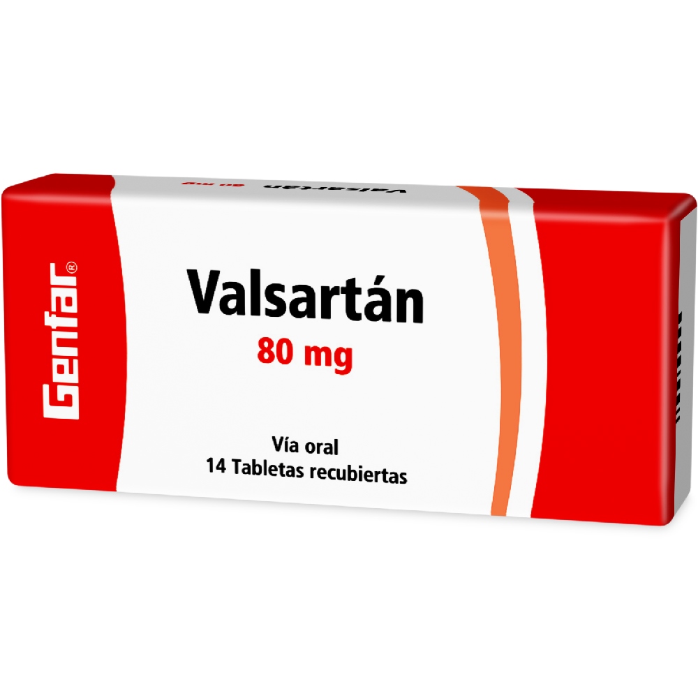 VALSARTÁN 80 MG – 14 TABLETAS (GENFAR)