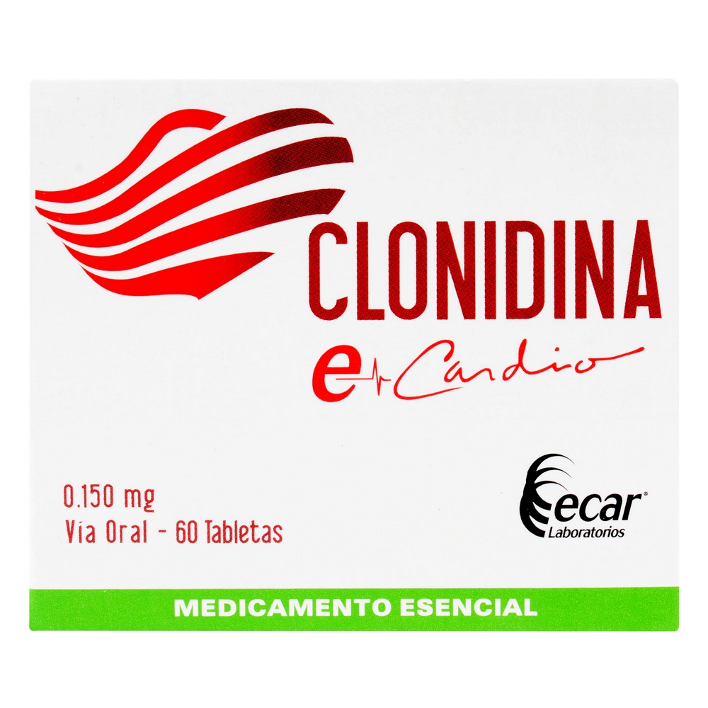 Clonidina 150 mg EC - Tabletas CLONIDINA ECAR LTDA