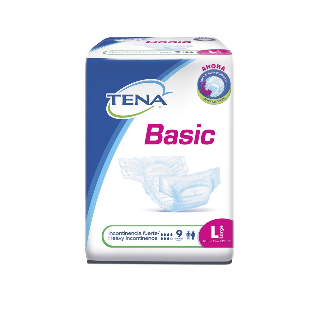 Pañales Pan.Tena Slip Clásico Grande – 9 unidades