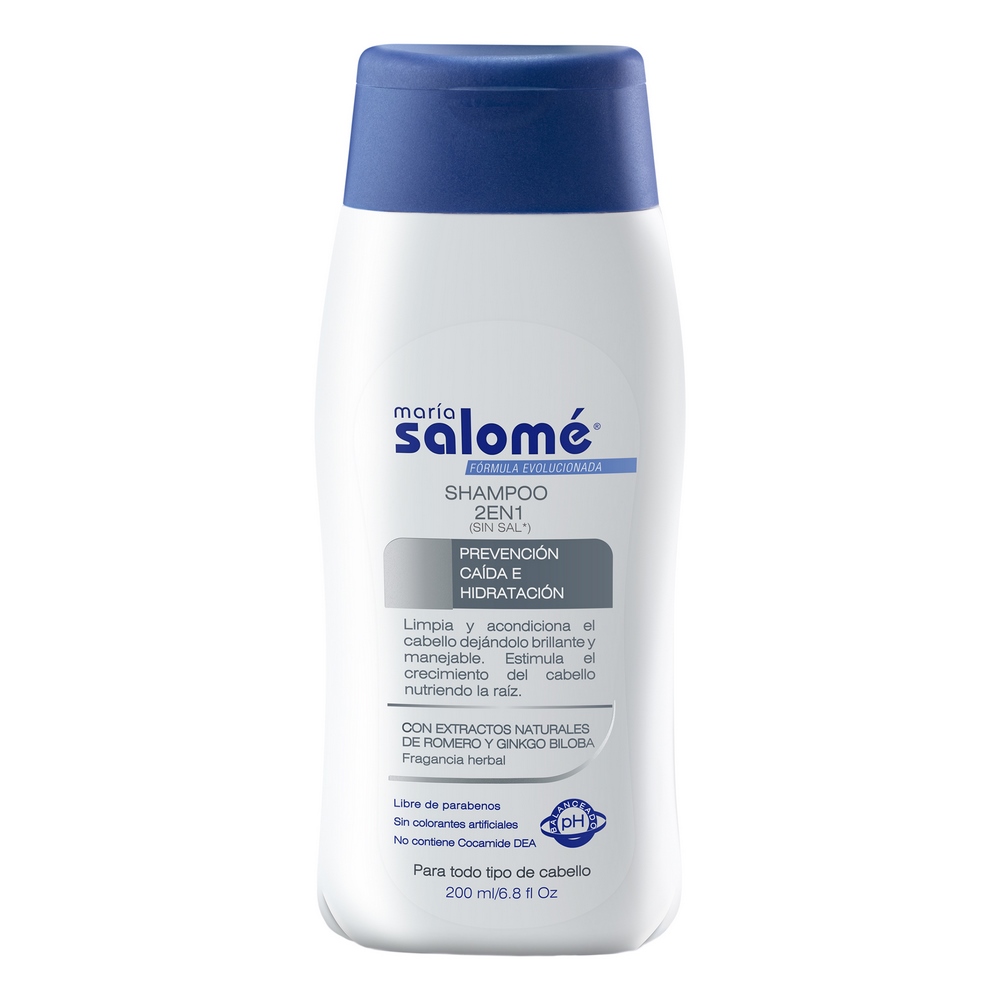 Champú 2 en 1 Caída Maria Salomé 200 ml