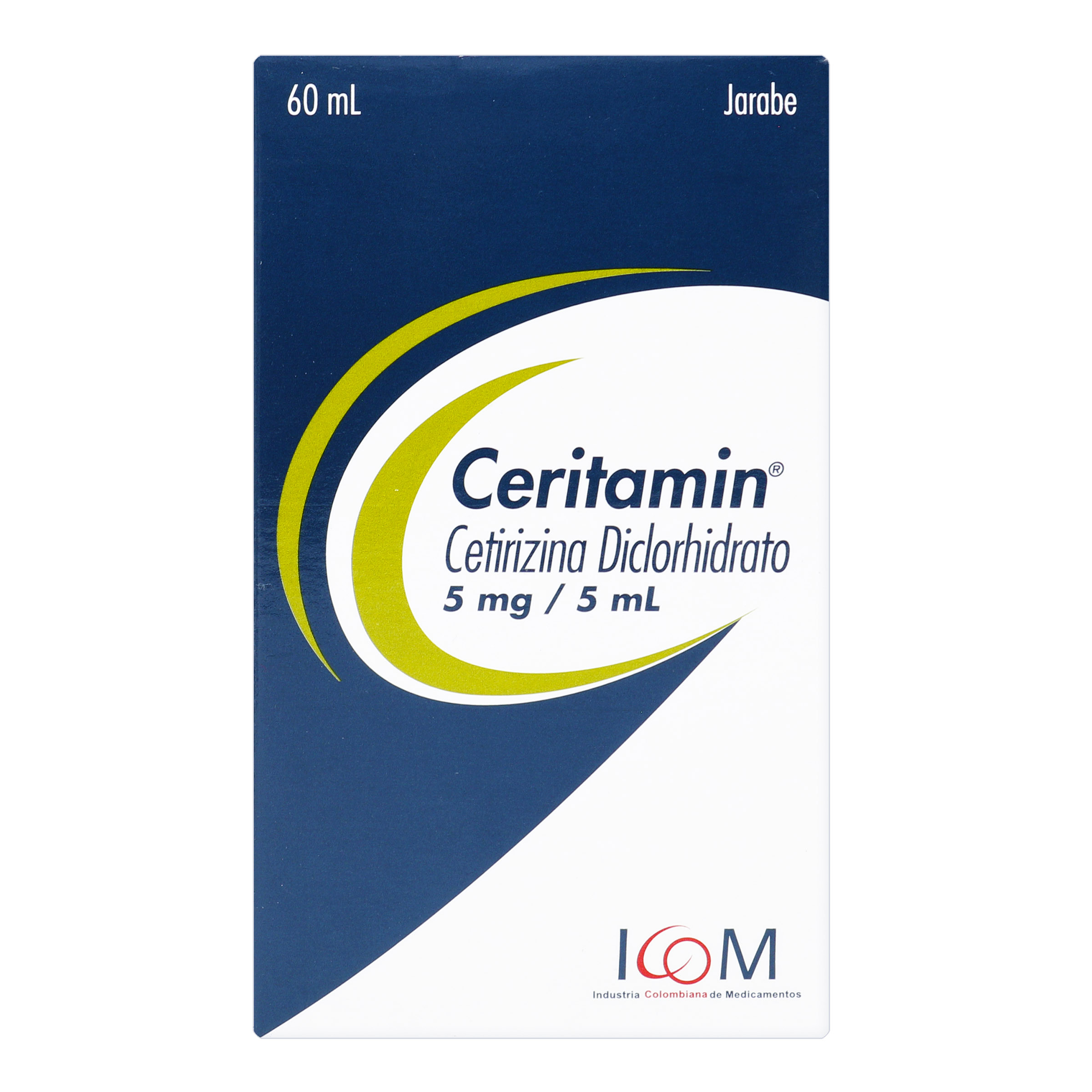 Cetirizina ICOM Jarabe 5 mg/5 mL 60 mL