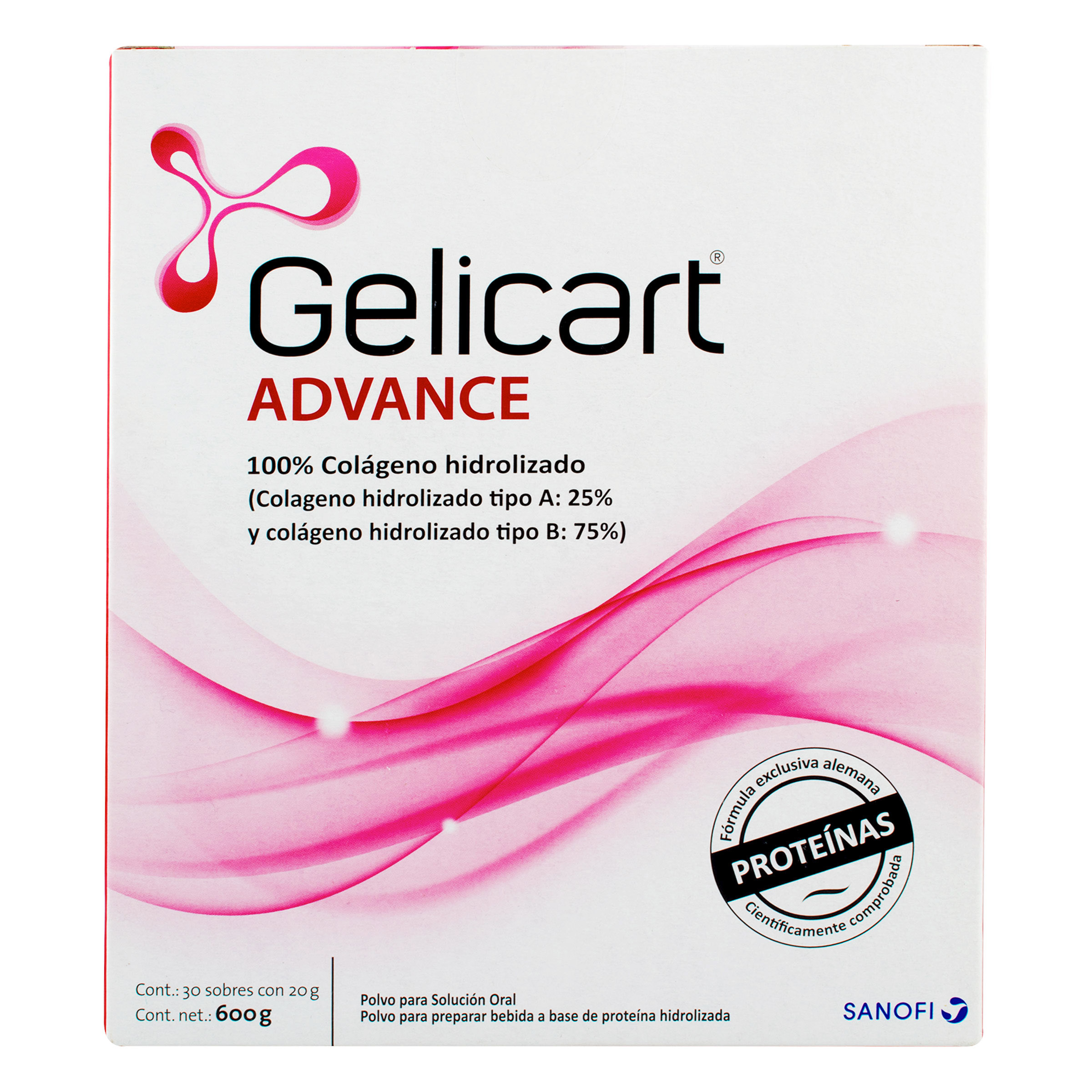 GELICART ADVANCE Colágeno hidrolizado 30 sobres
