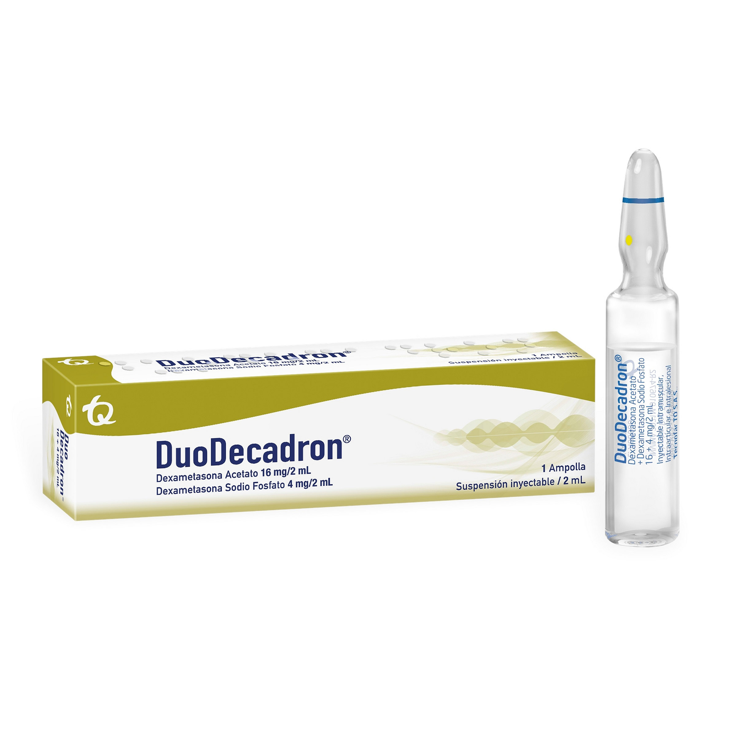 Dexametasona 2 mL ampolla – Duodecadron (16+4 mg)