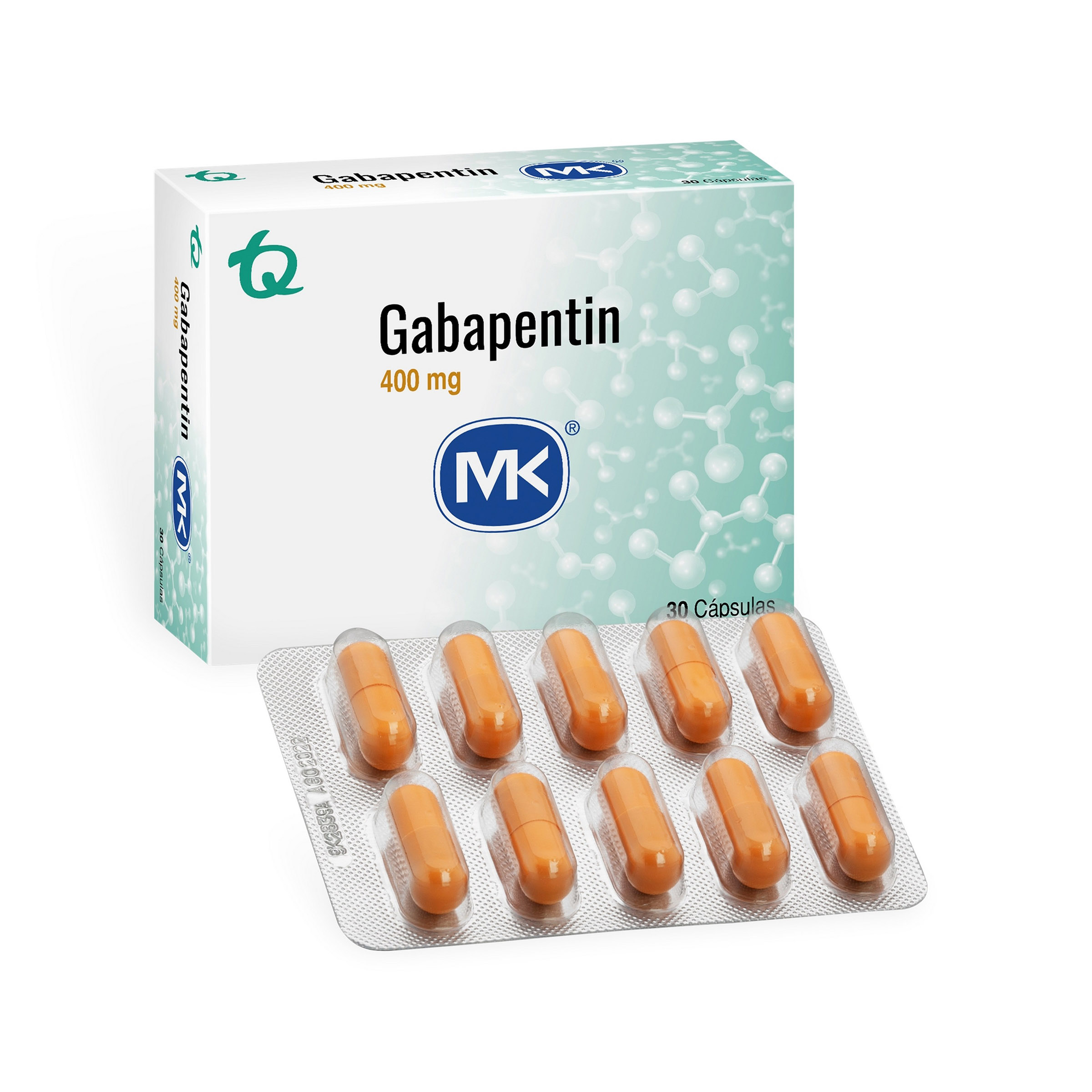 Gabapentina 400 mg – 30 cápsulas