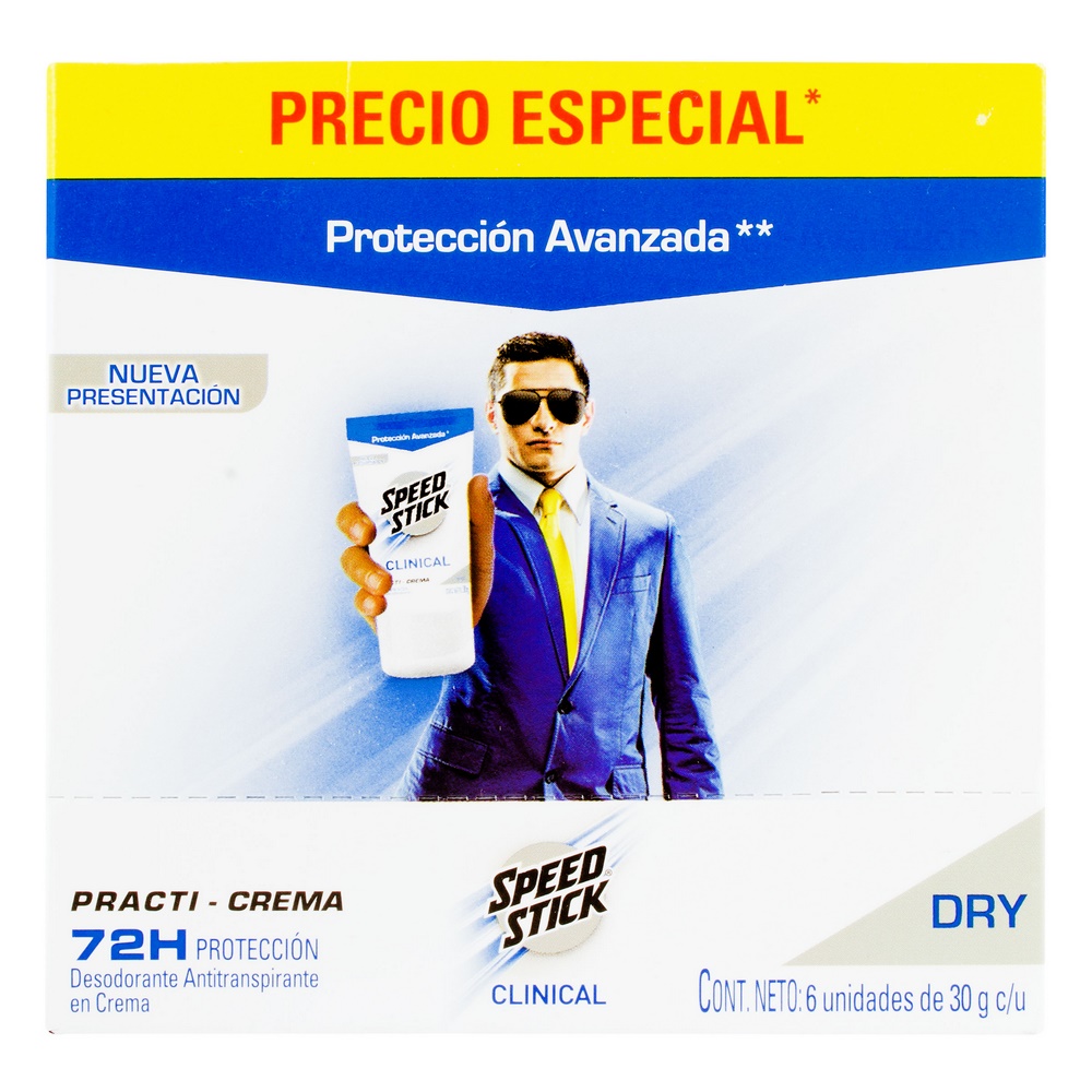 Desodorante en crema para hombres – Pack 6x30 g