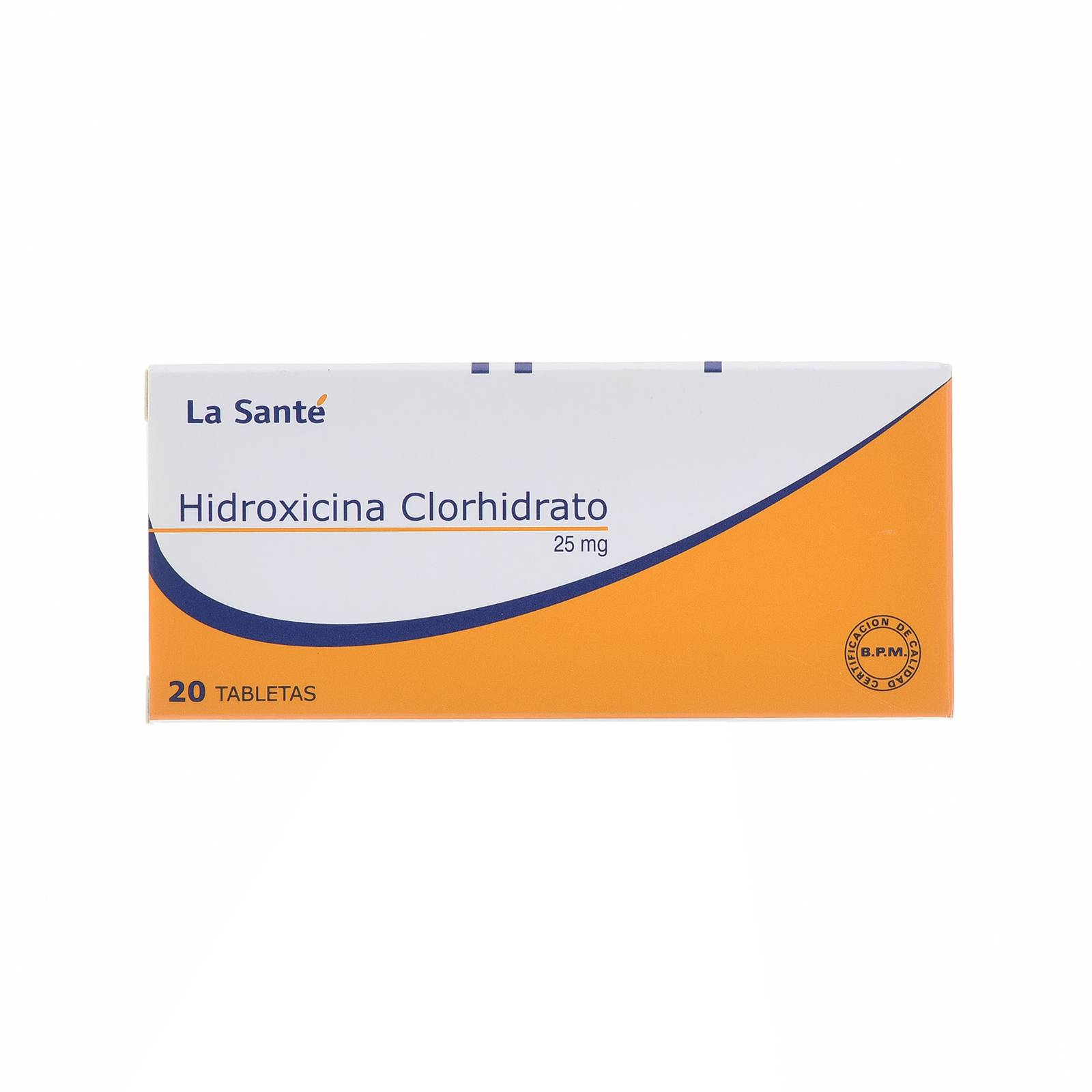 Hidroxizina 25 mg 20 tabletas – La Santé