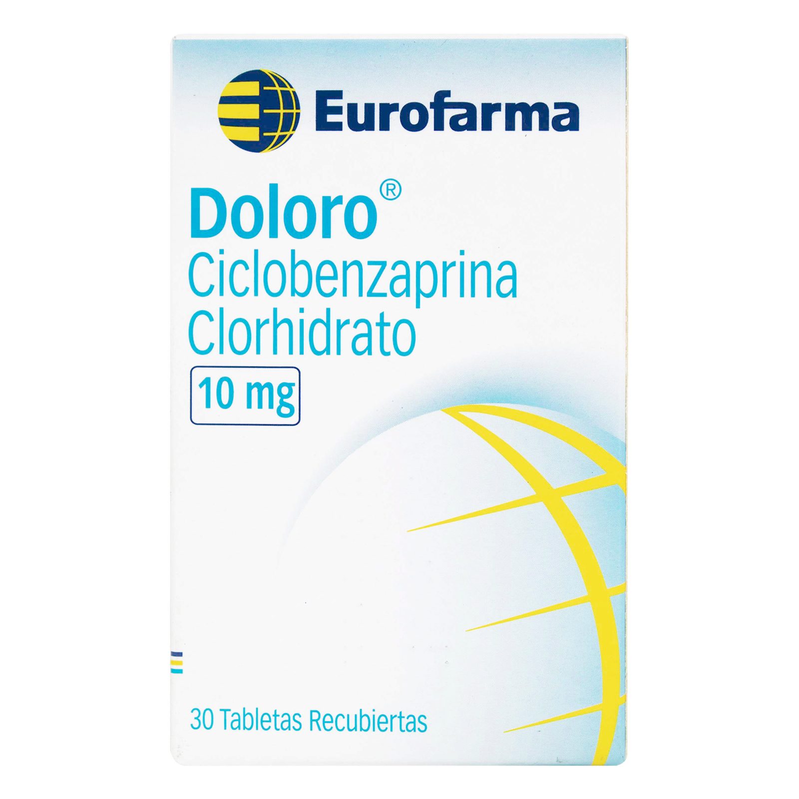 Ciclobenzaprina 10 mg 30 tabletas