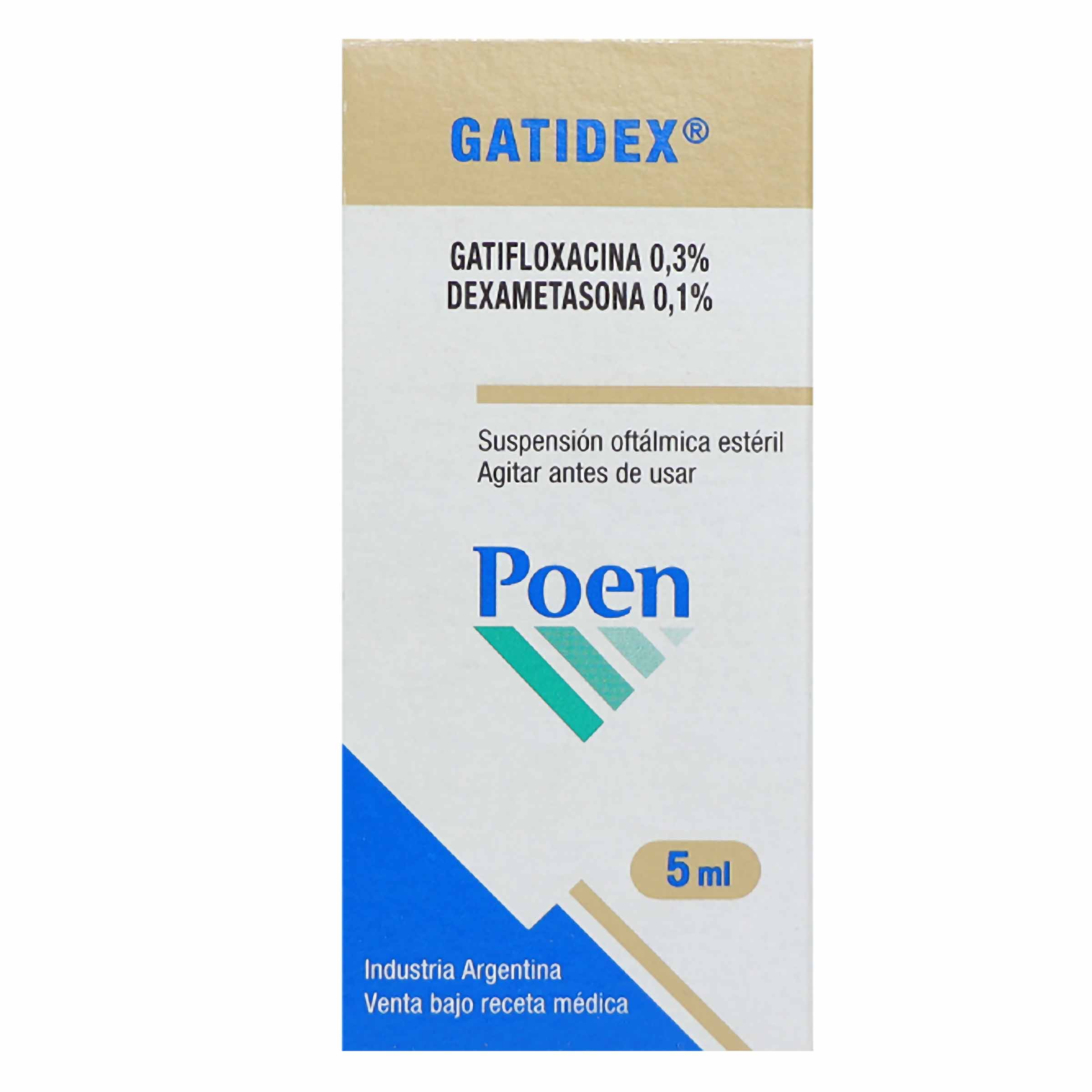 Gatidex – Suspensión oftálmica 5 ml (dexa + gatifloxacina)