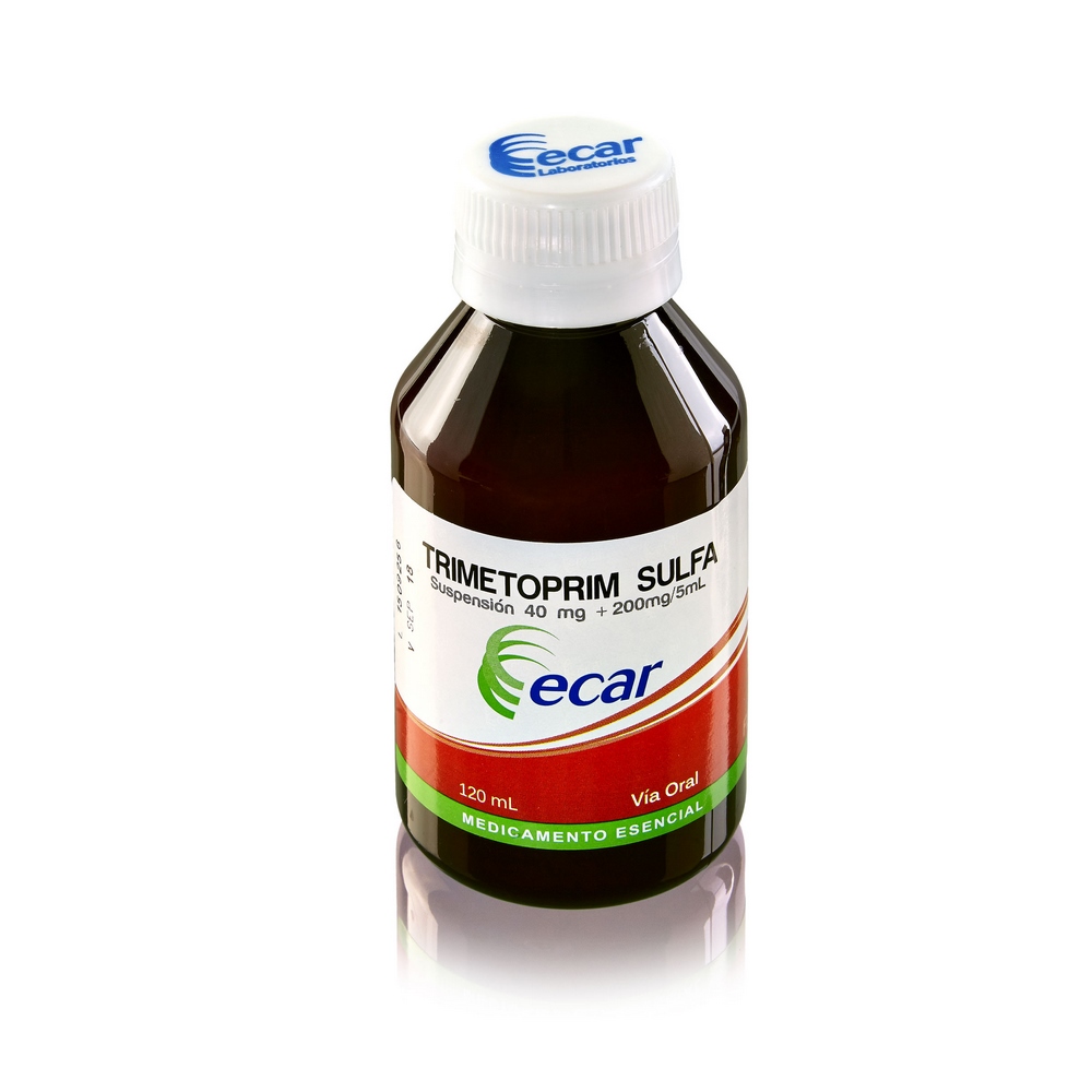 Trimetoprim-Sulfametoxazol suspensión 120 ml ECAR