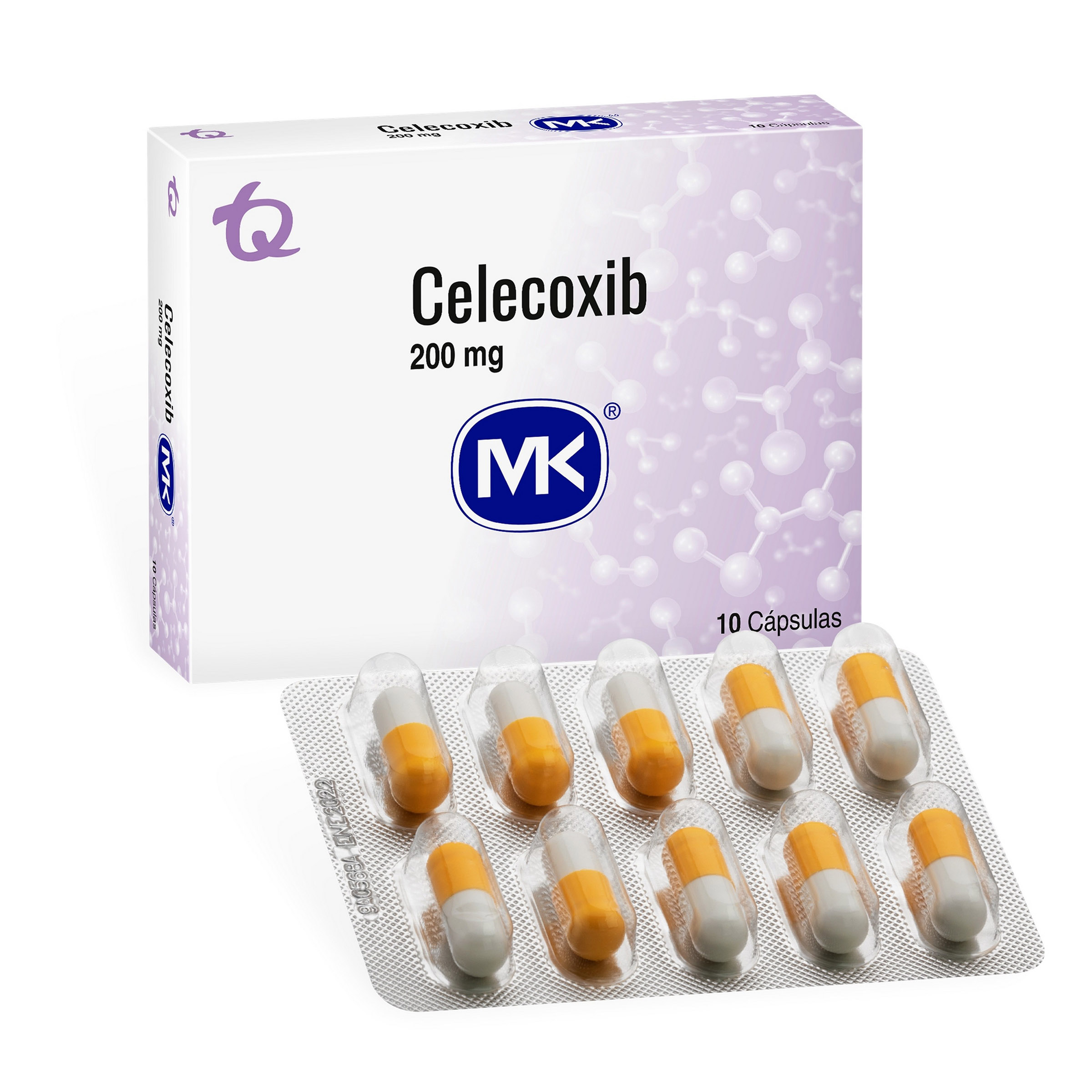 Celecoxib 200 mg 10 cápsulas – MK Celecoxib