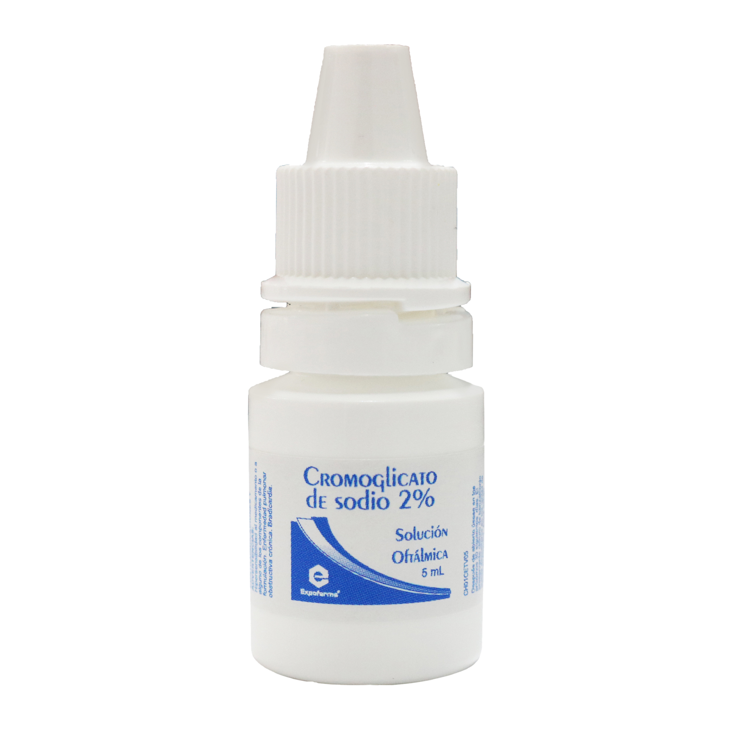 Cromoglicato de sodio 2% - solución oftálmica 5 mL
