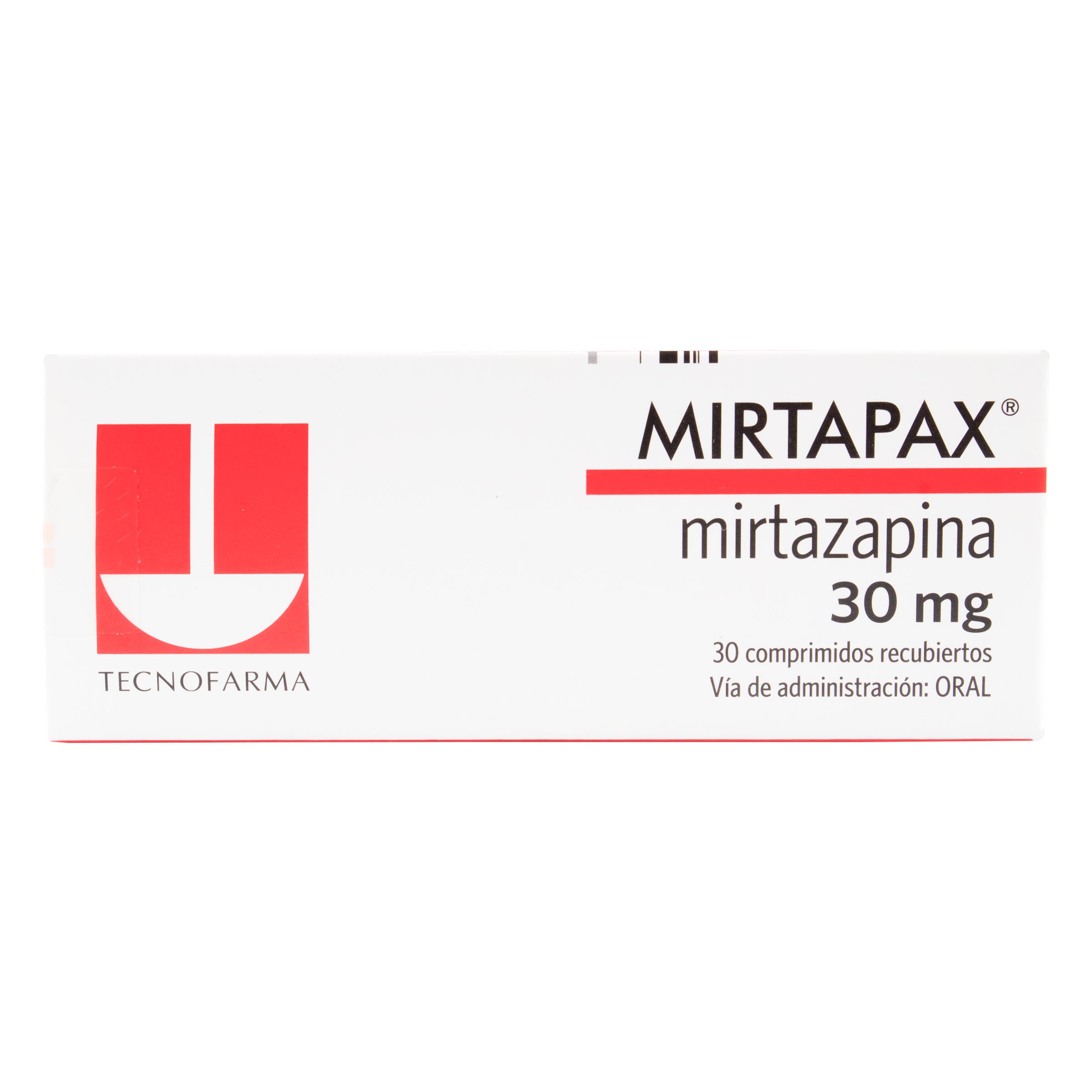 Mirtapax 30 mg – 30 comprimidos (TECNOFARMA) Mirta zapina