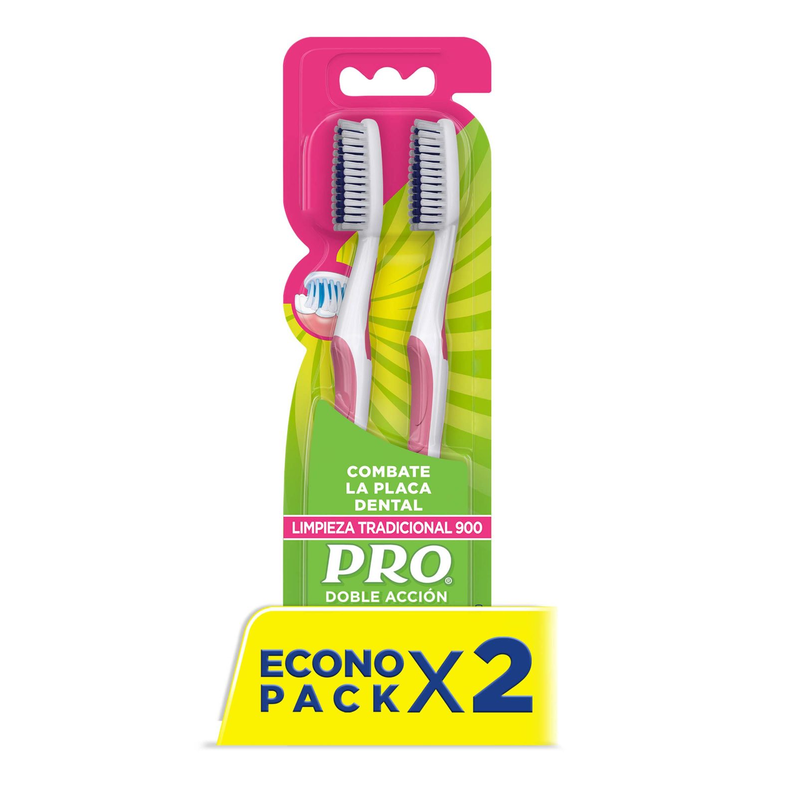 Cepillo dental CEP.PRO 900 para adultos - Doble Acción 2x1