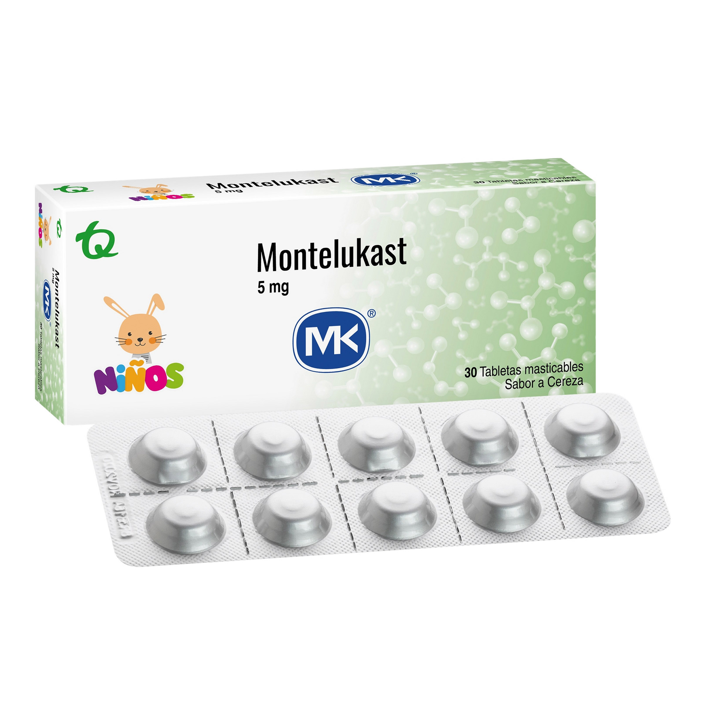 Montelukast 5 mg – 30 tabletas