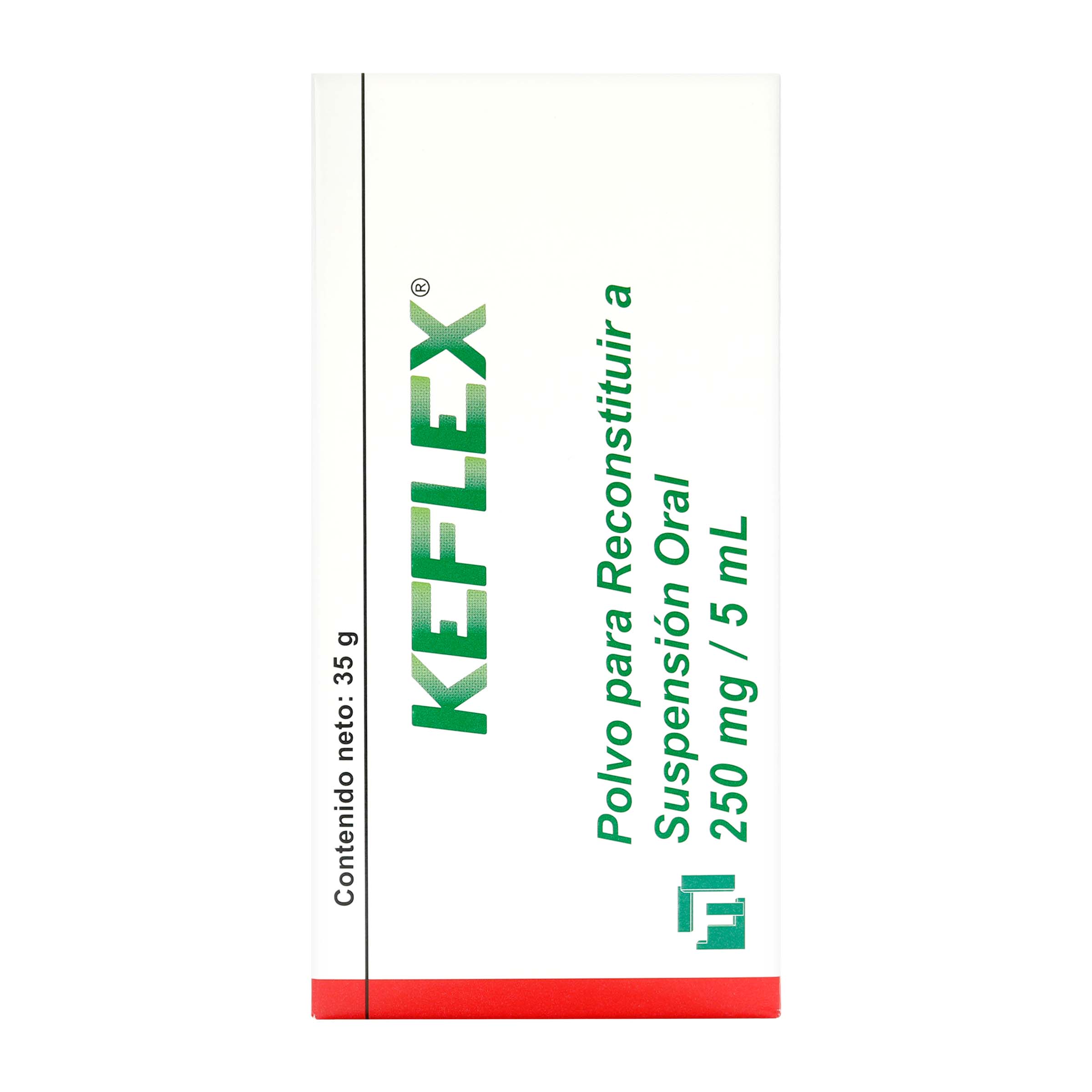 Keflex polvo para solución cefalexina 250 mg/5 ml