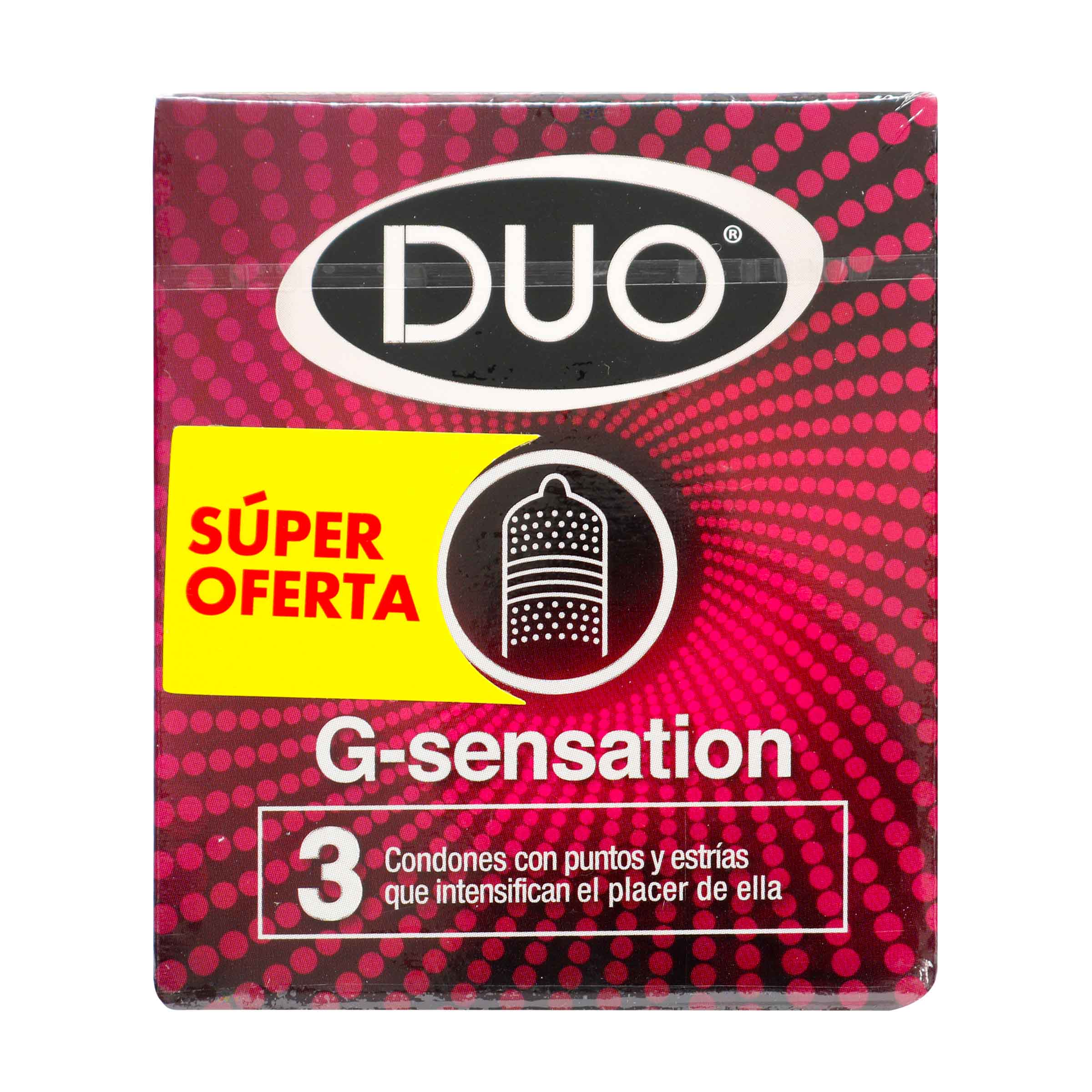 Preservativos Sensation Duo G – Pack 3