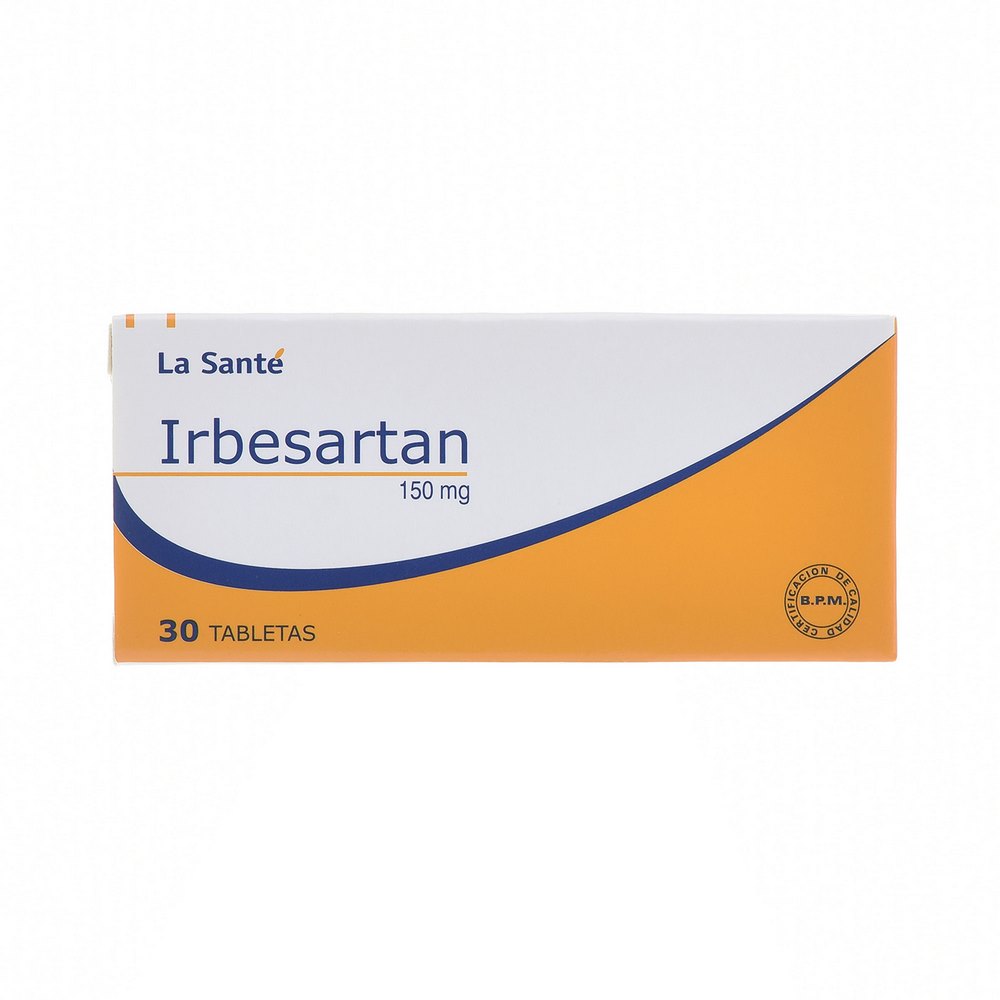 Irbesartán 150 mg - 30 tabletas