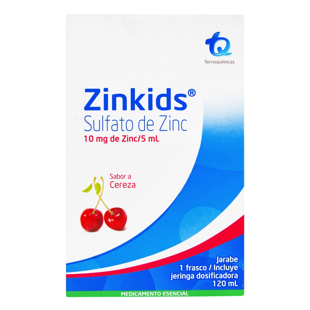 Zinkids Jarabe 120 ml – Zinc Sulfato