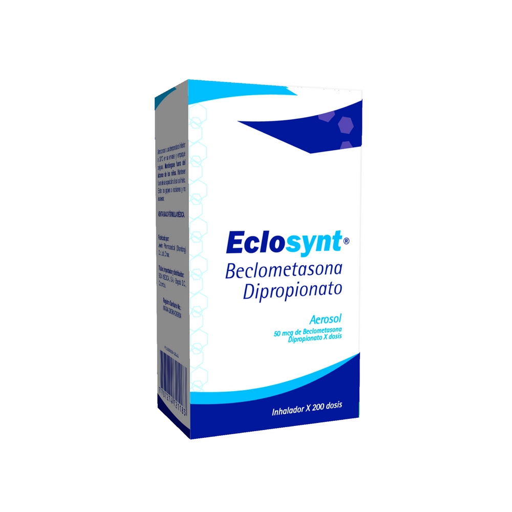 ECLOSYNT 50 mcg Inhalador 200 dosis – Beclometasona