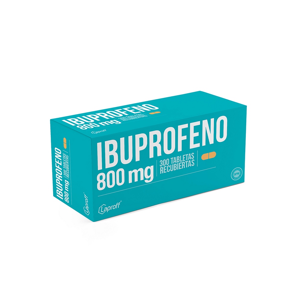 Ibuprofeno 800 mg – 300 tabletas (LAPROFF)