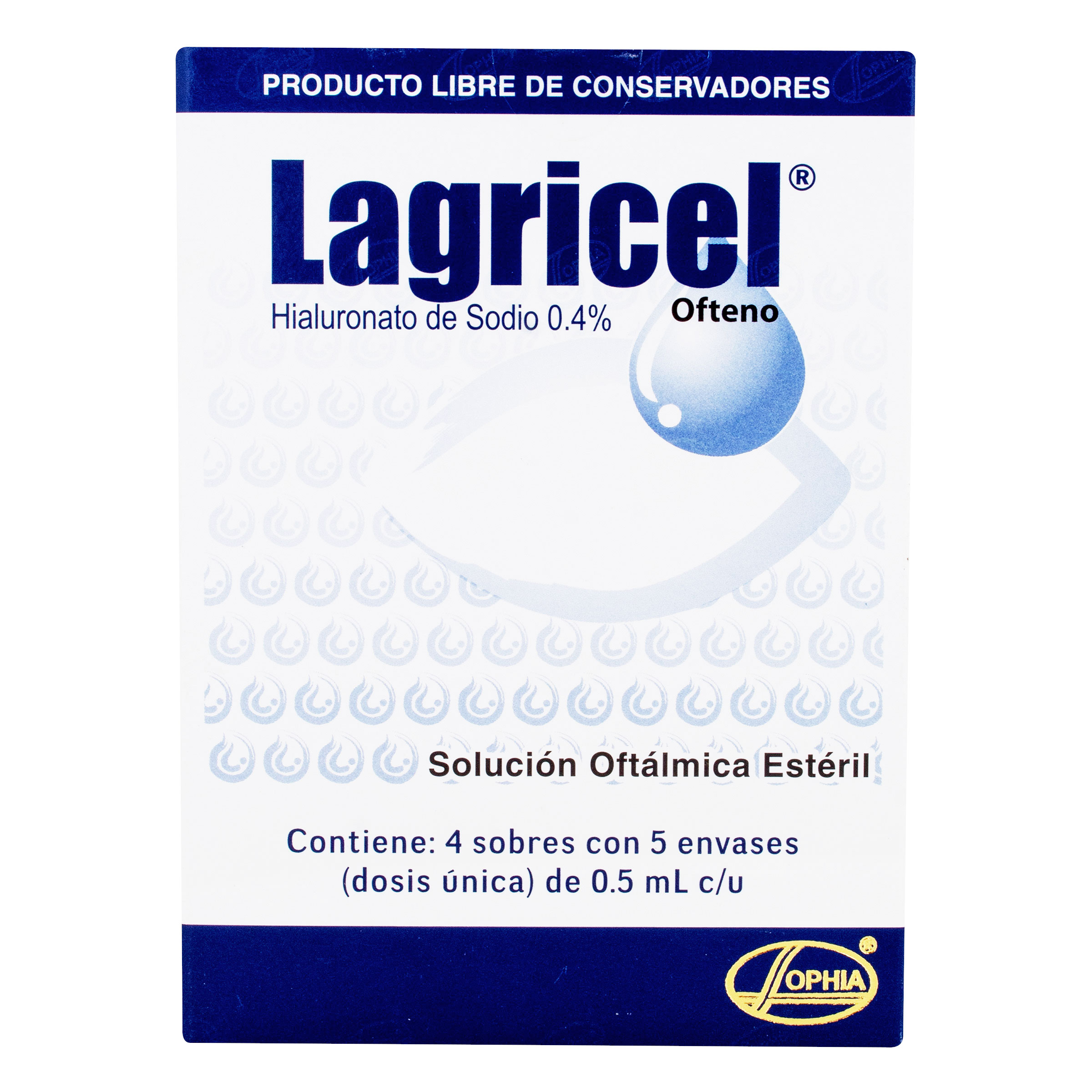 Lagricel Ofteno Solución 10 ml – Hialuronato de sodio