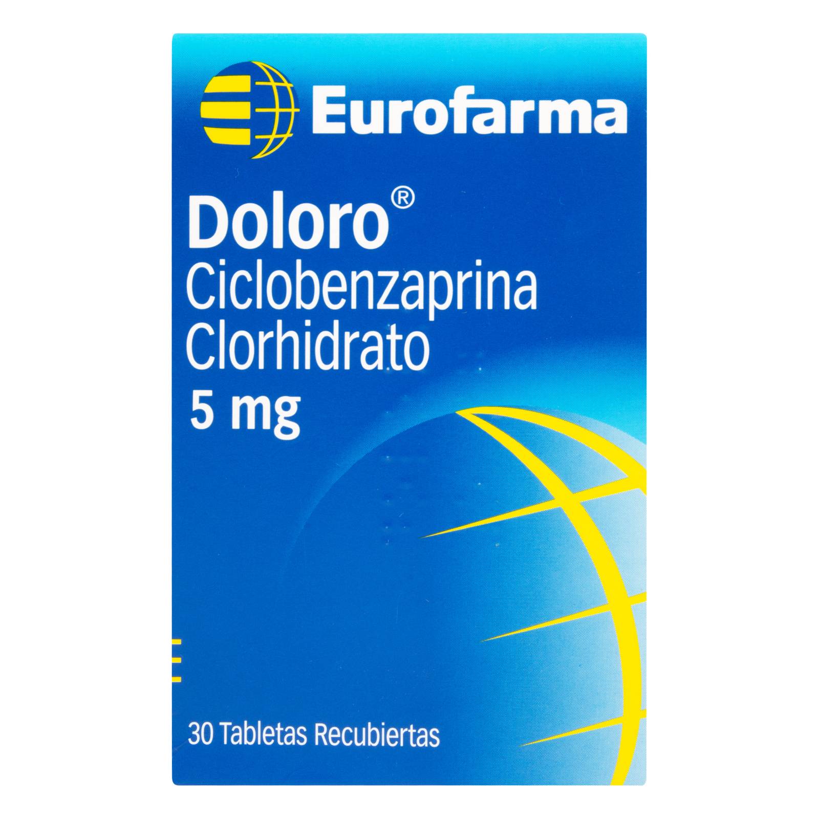 Doloro 5 mg - Ciclobenzaprina 30 tabletas