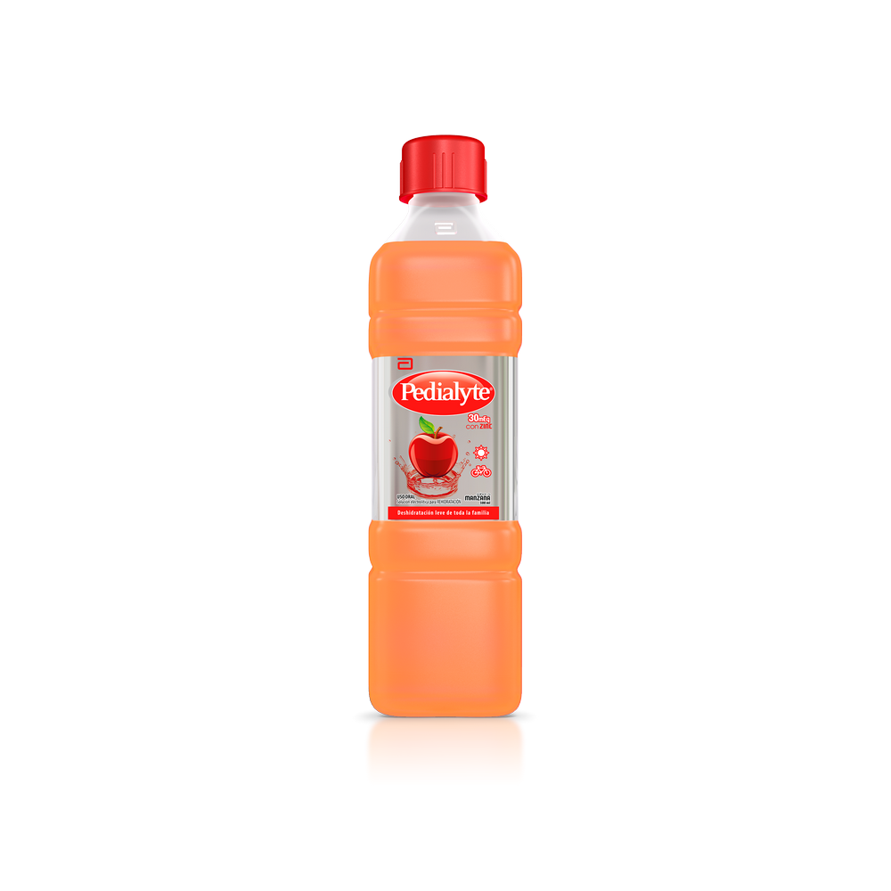 Pedialyte con Zinc 500 ml sabor manzana