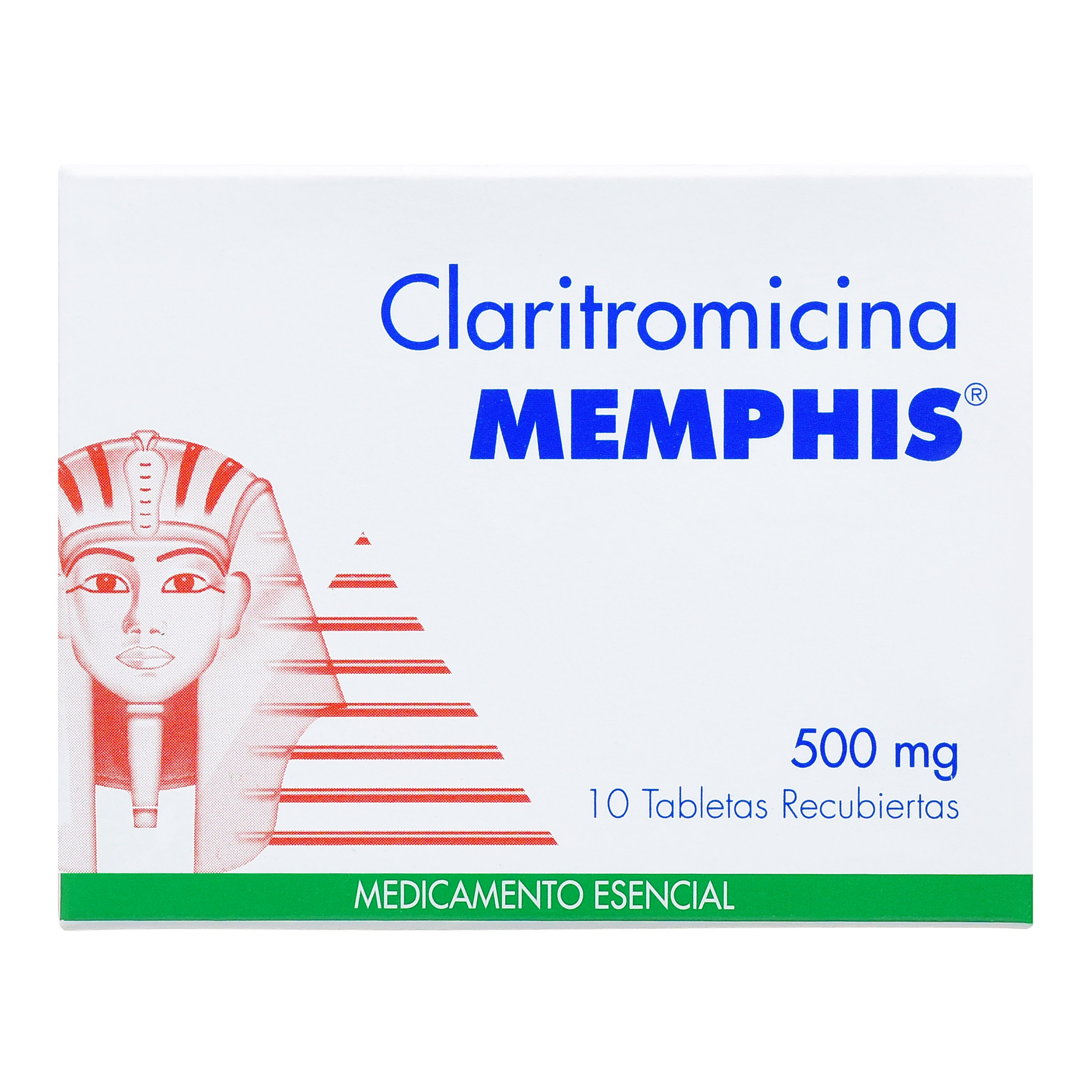 Claritromicina 500 mg 10 tabletas