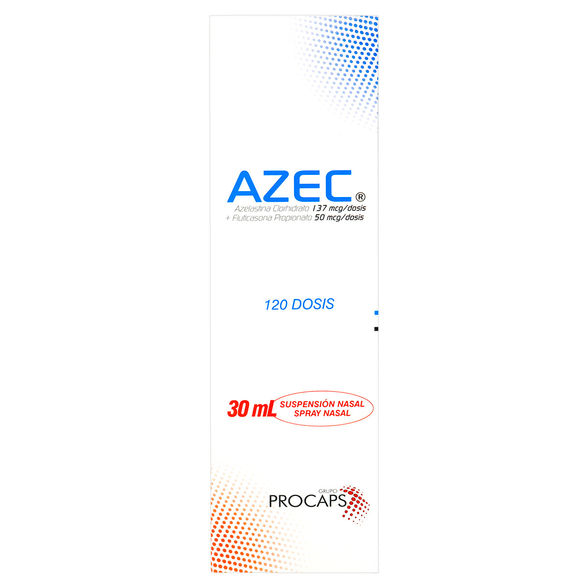 Azelastina Fluticasona nasal 120 dosis