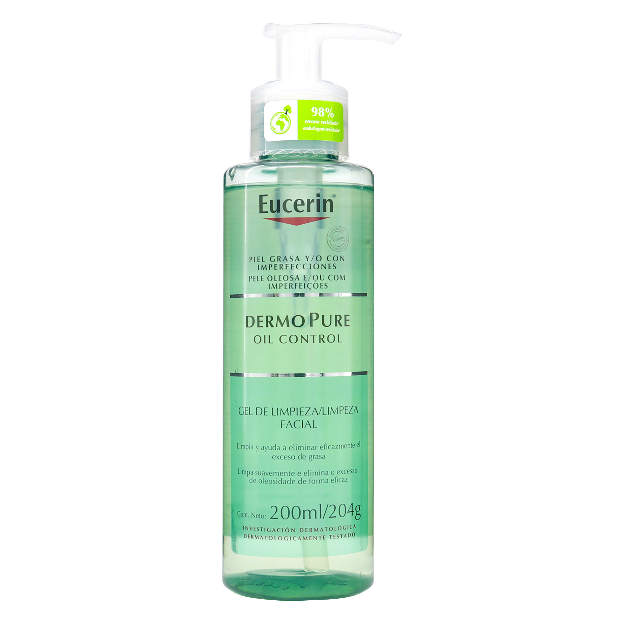 Gel Facial Eucerin DermoPure Oil – 200 ml