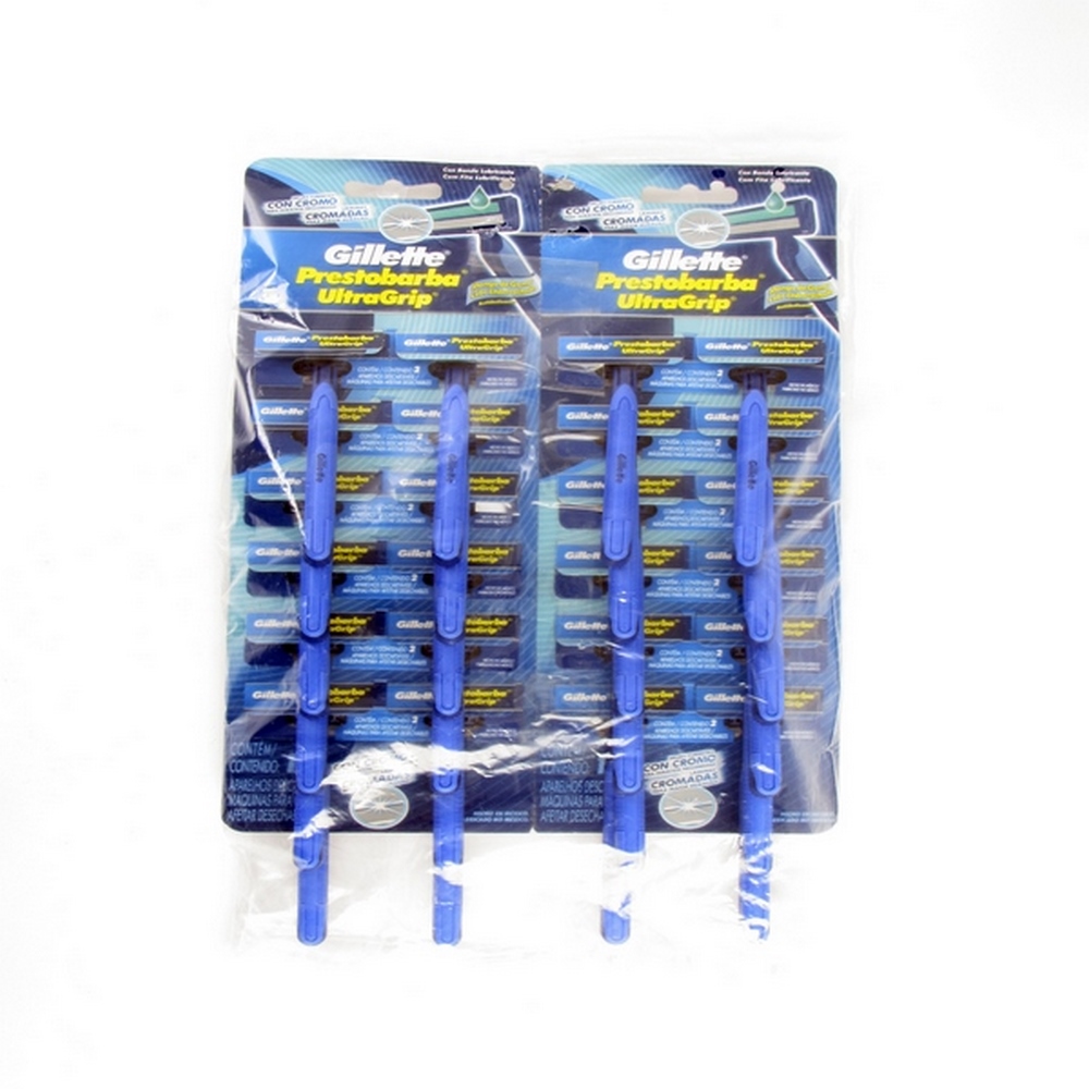 Prestobarba U Grip 24 hojas – azul