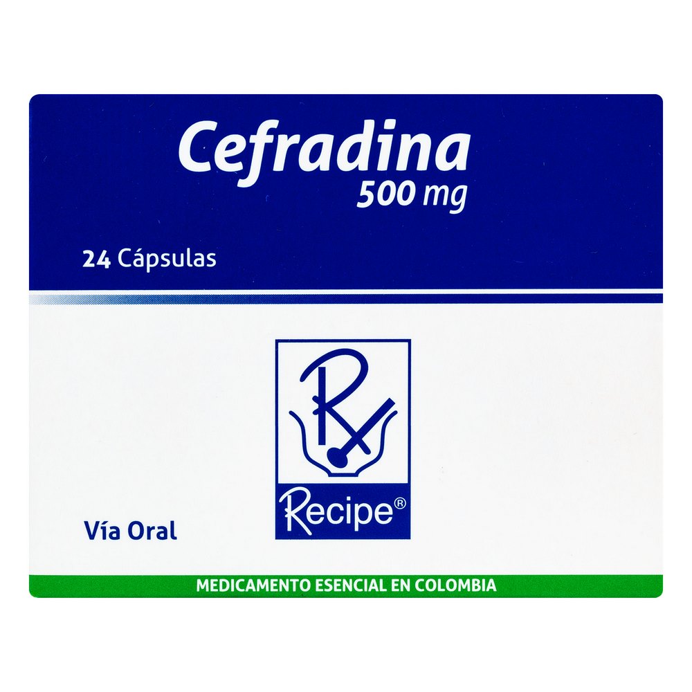 Cefradina 500 mg – 24 cápsulas RC