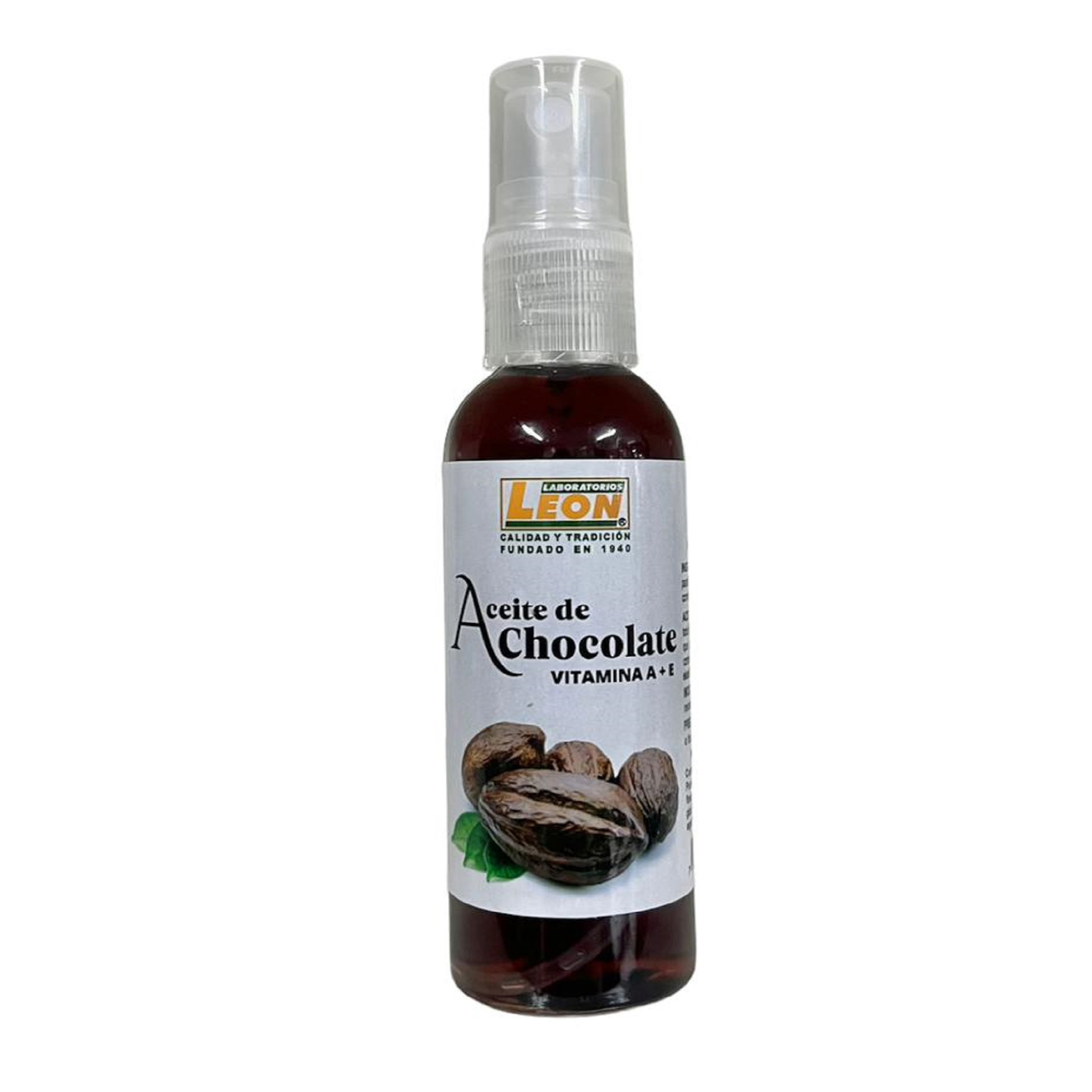 Aceite corporal en spray aroma chocolate 60 ml - LAB LEON LTDA