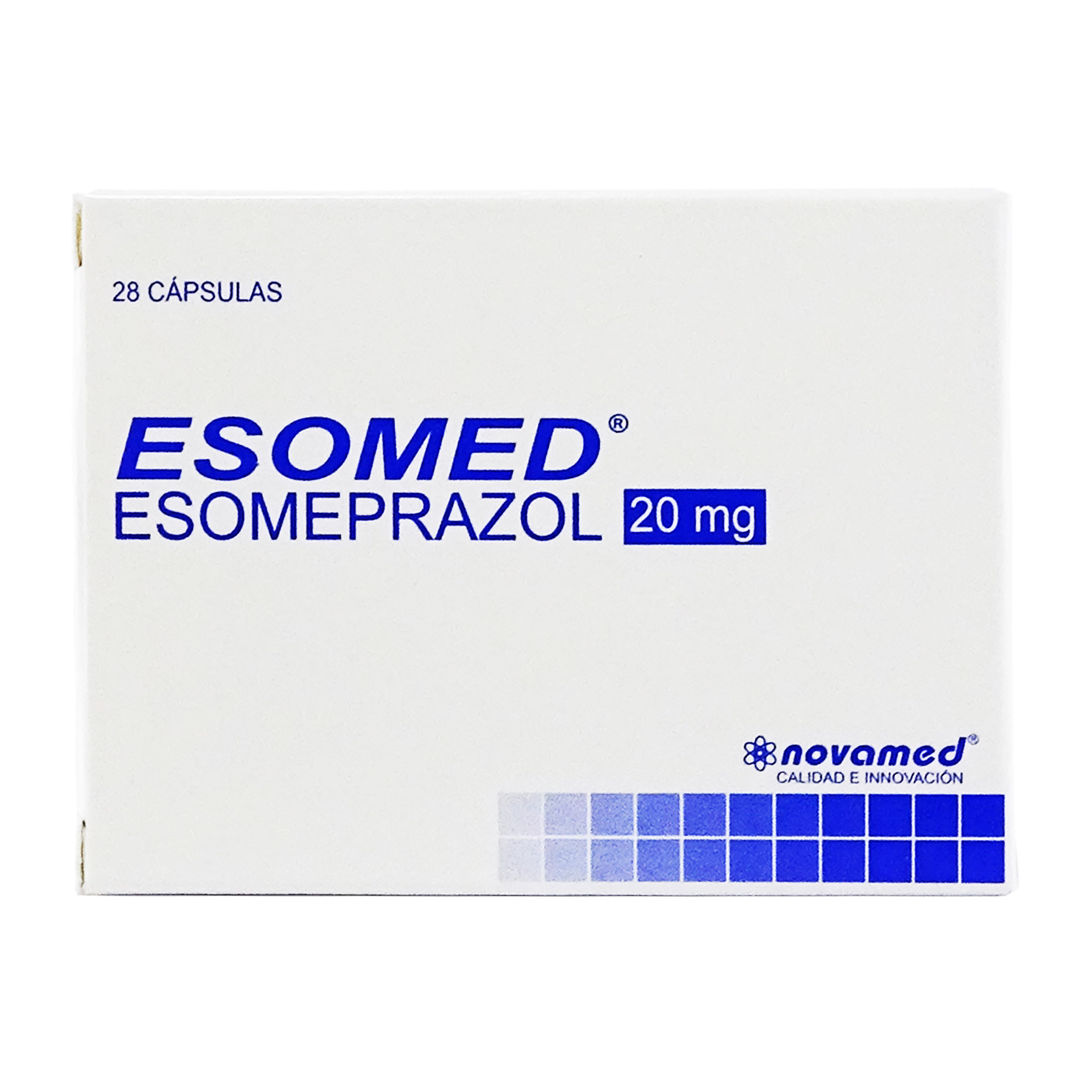 Esomeprazol 20 mg - 28 cápsulas (NOVAMED S.A.)