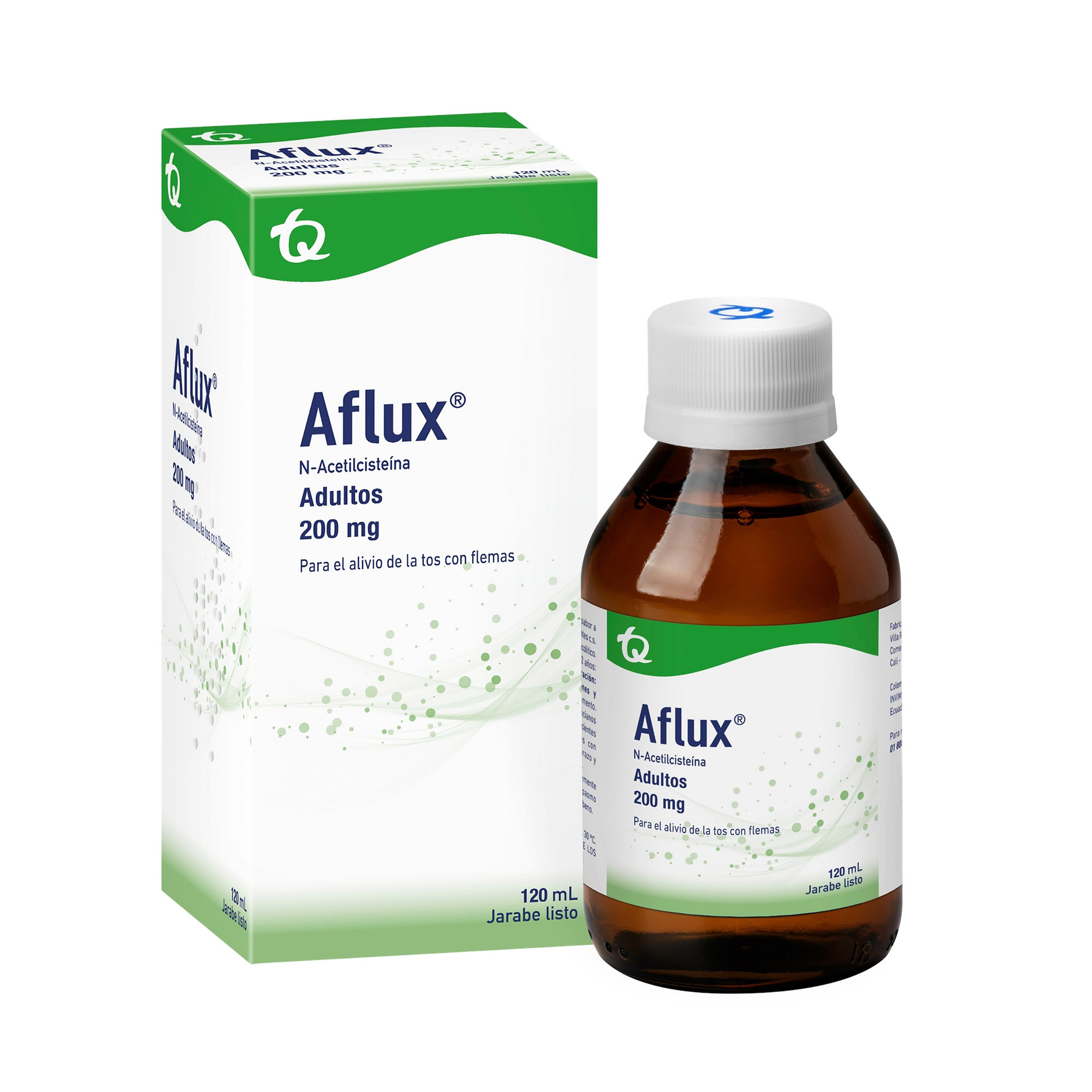 Aflux jarabe adulto acetilcisteína 120 ml