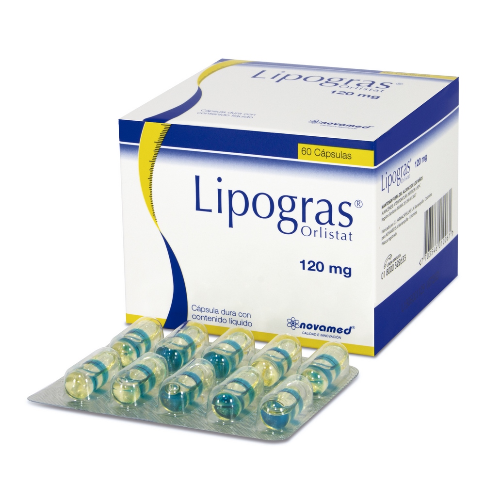 Lipográs 120 mg - 60 cápsulas