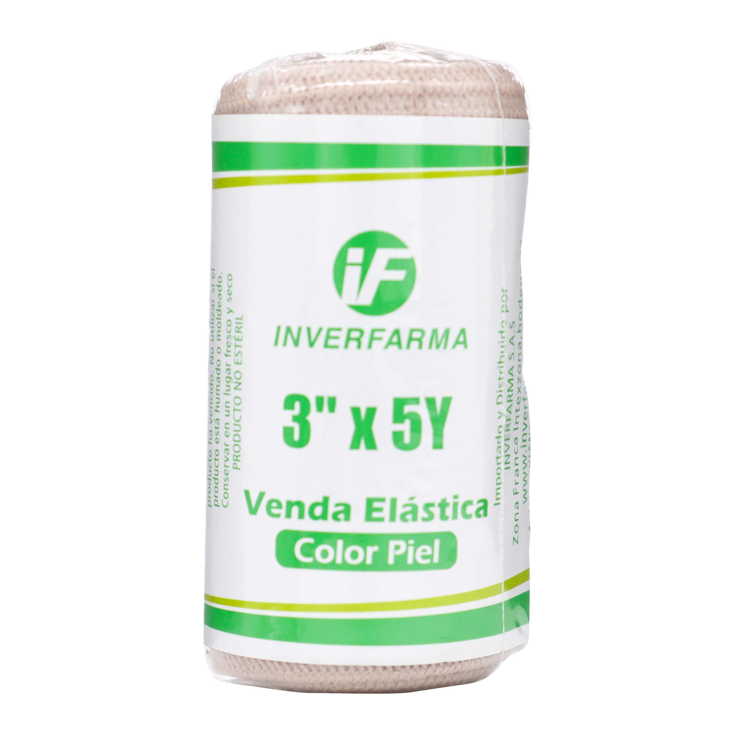 Venda Elástica Color Piel 3x5 cm – InverFarma