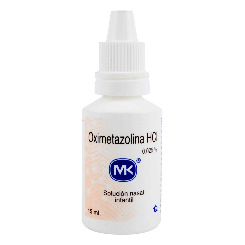 Oximetazolina nasal 0.025% – solución 15 mL