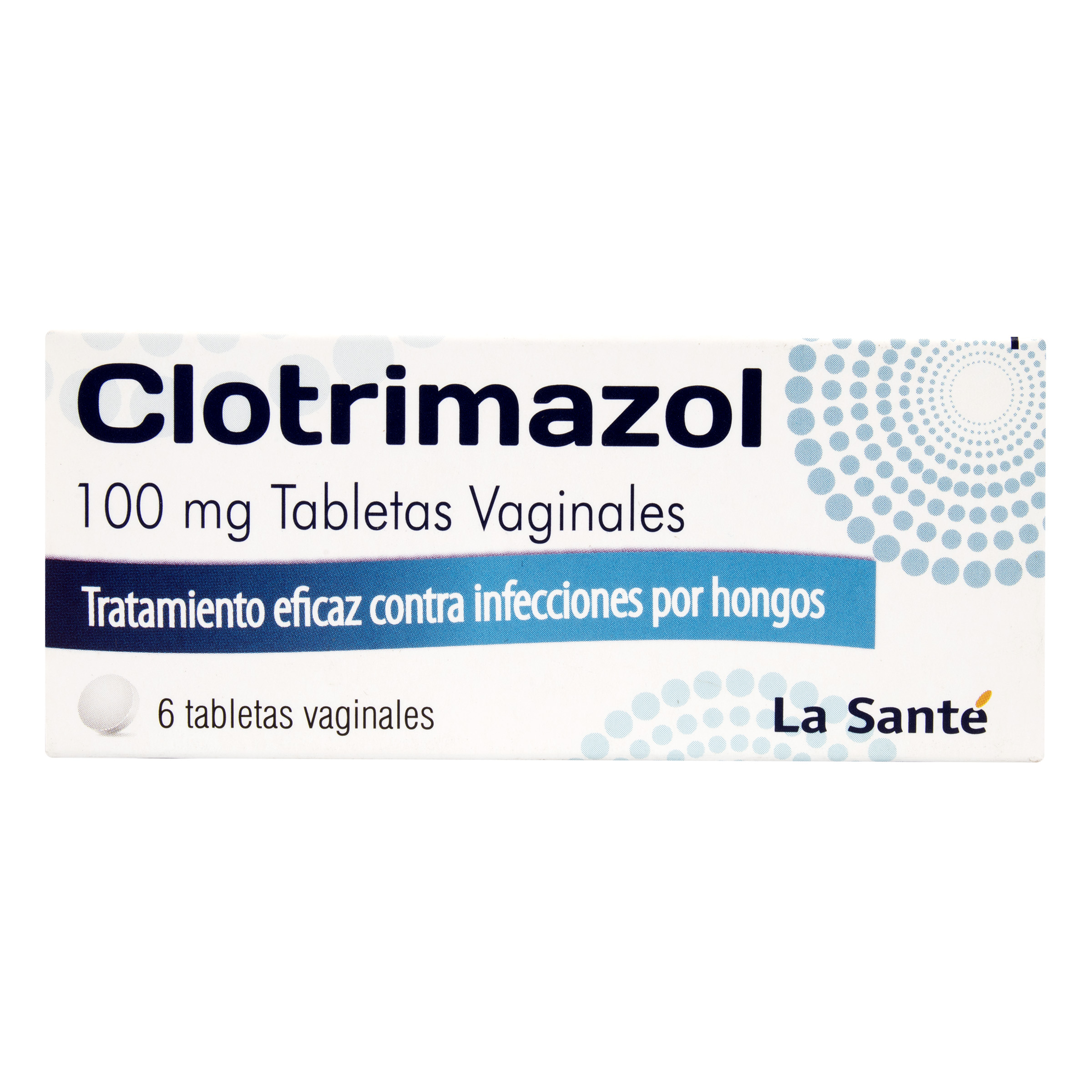Clotrimazol 100 mg – 6 tabletas vaginales (La Santé)