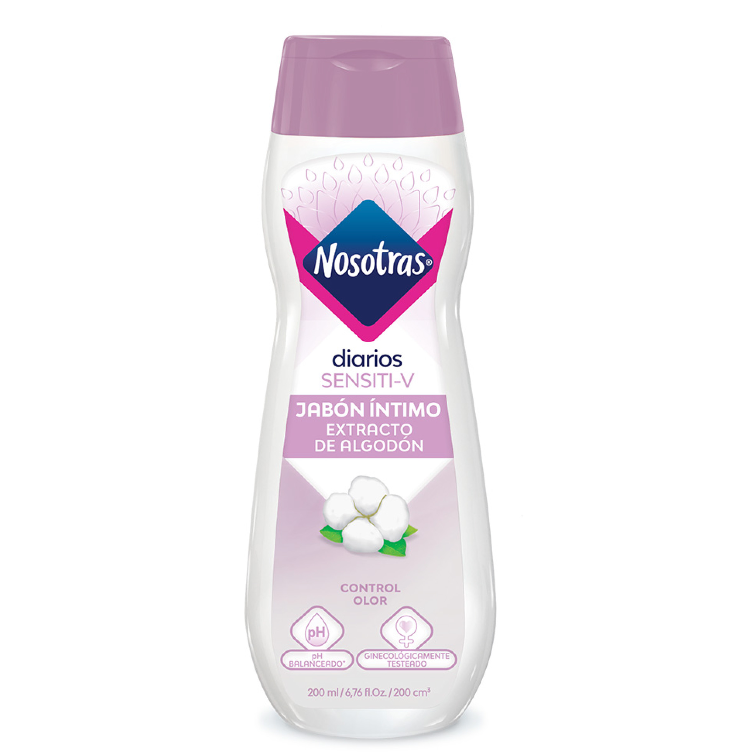 Jabón íntimo Nosotras Sensiti-V 200 ml
