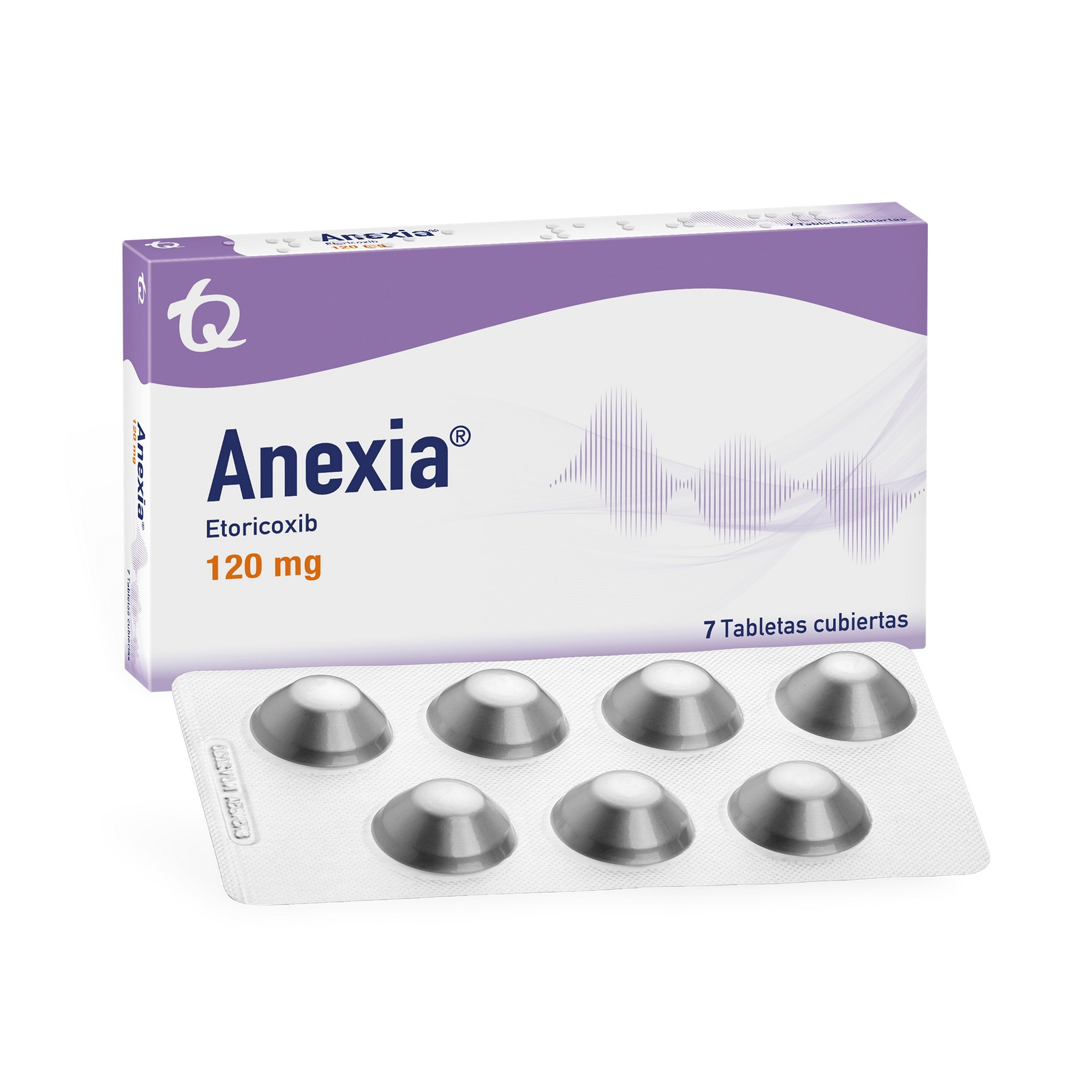 ANEXIA 120 mg – Etoricoxib 7 tabletas