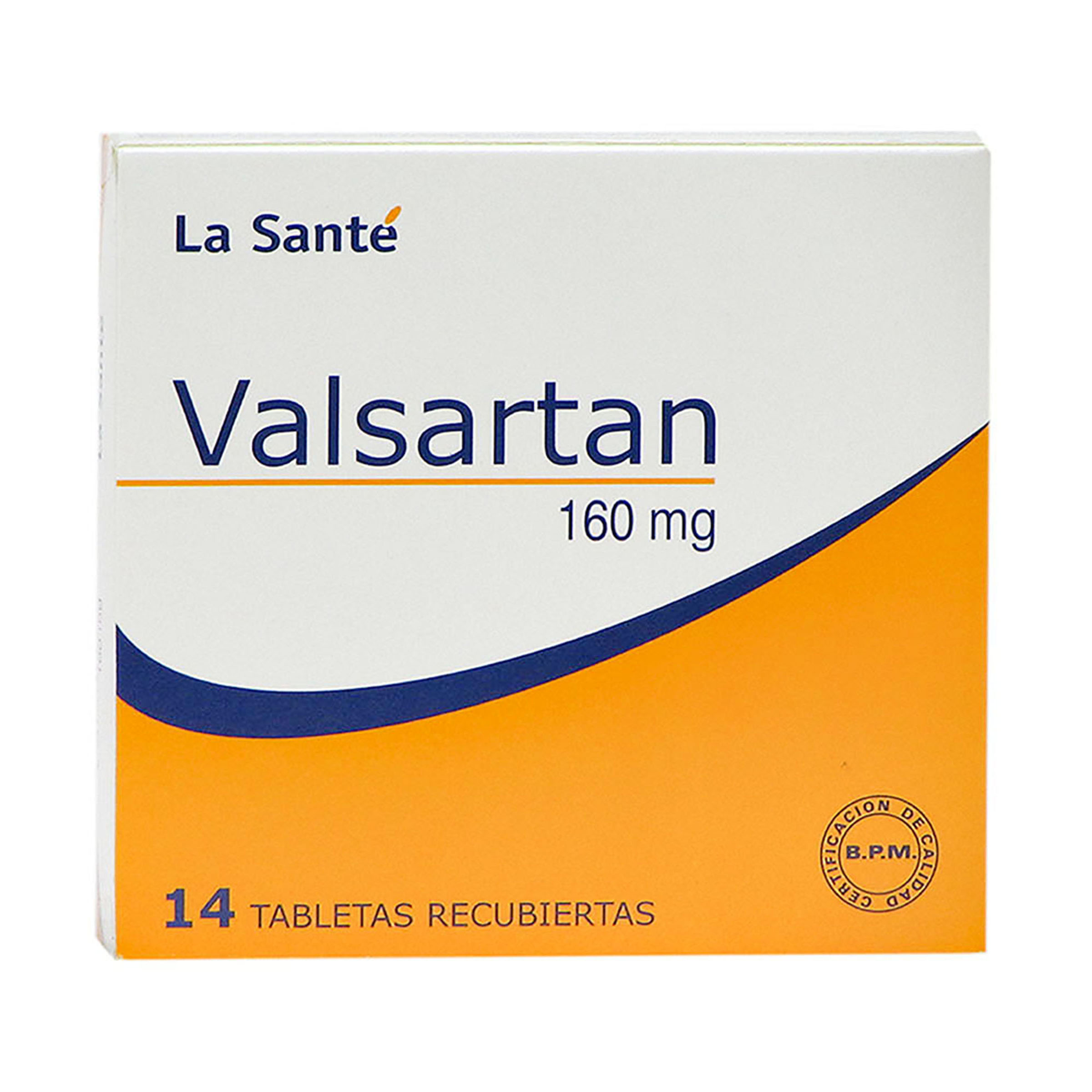 Valsartán 160 mg – 14 tabletas