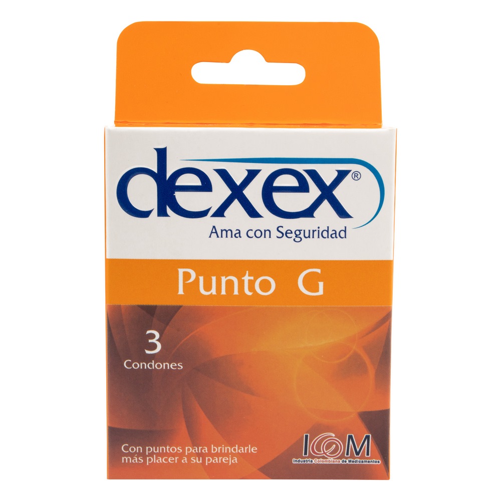 Dexex Punto G – 3 uds preservativos ICOM