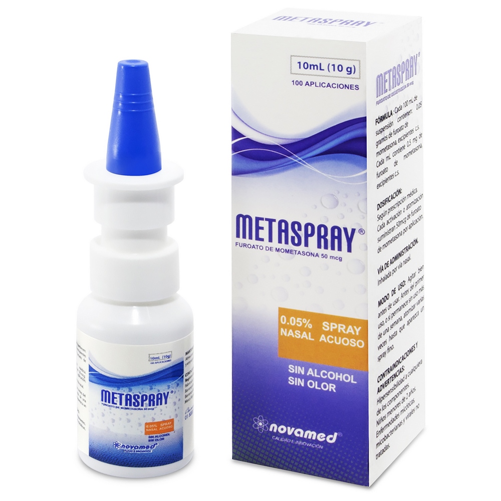 MetaSpray Mometasona Furoato - 10 g, 100 dosis