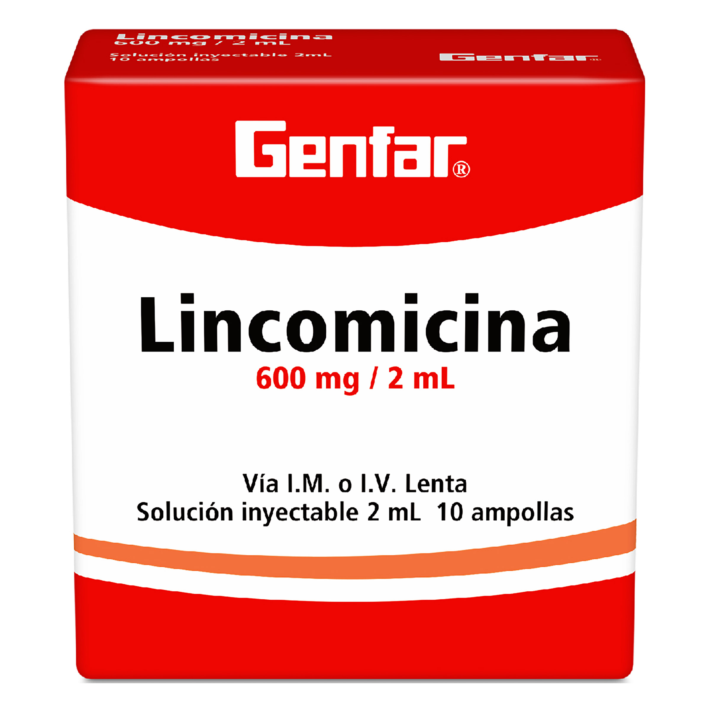 LINCOMICINA 600 MG – 10 Ampollas (Genfar)