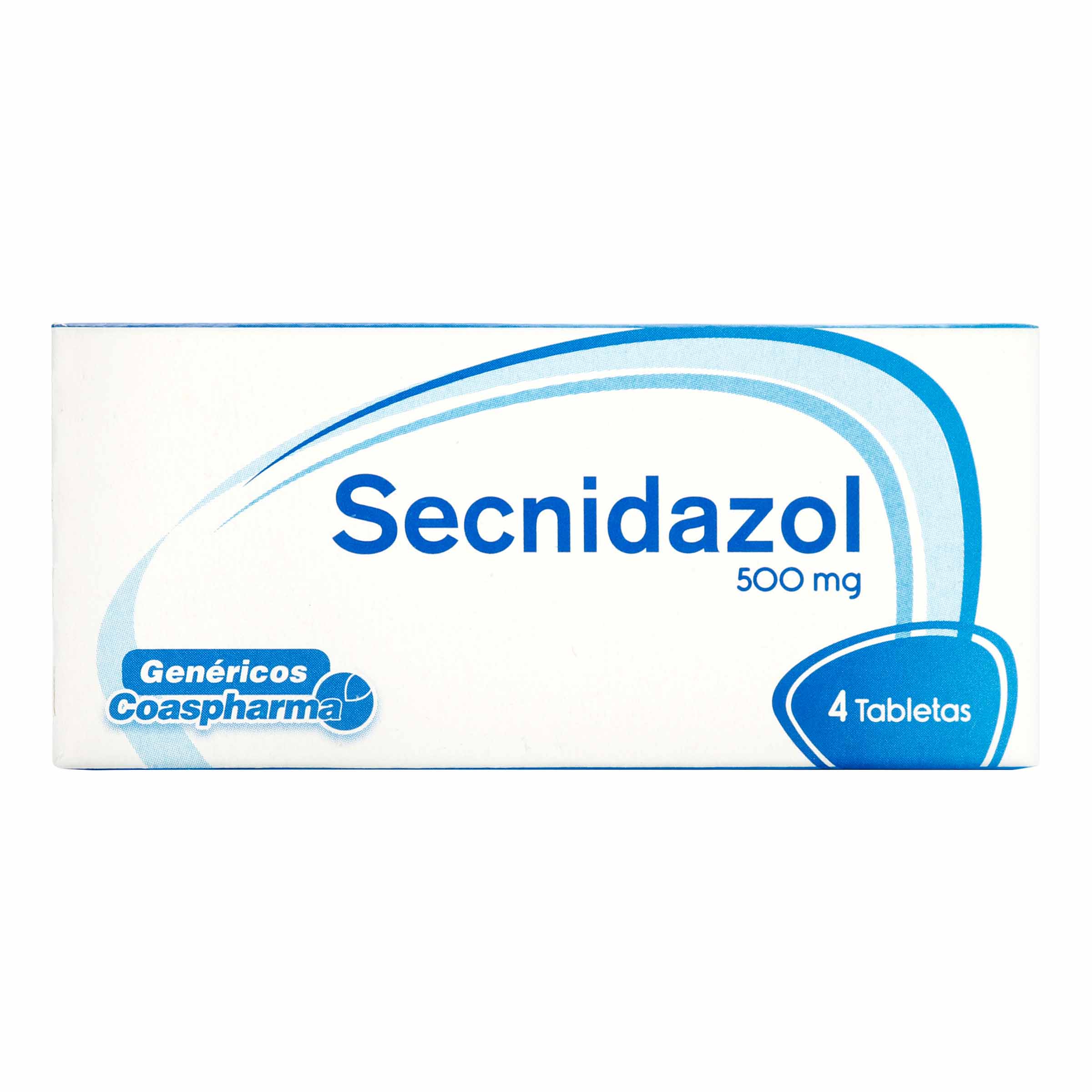 Secnidazol 500 mg, 4 tabletas COA