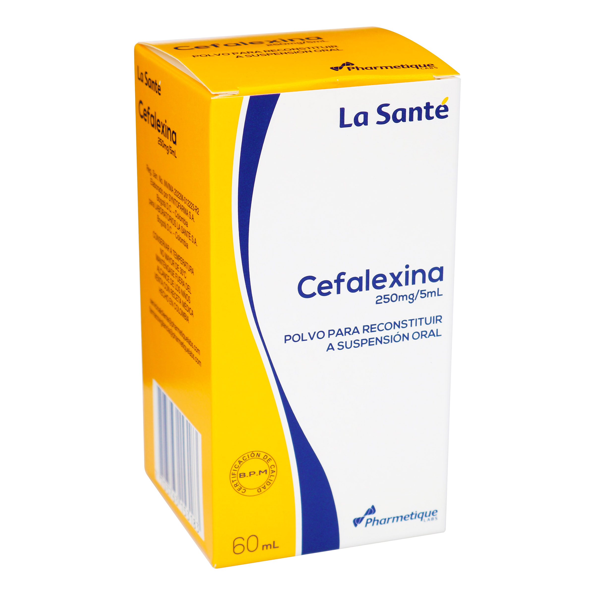 Cefalexina 250 mg Suspensión 60 mL - La Santé
