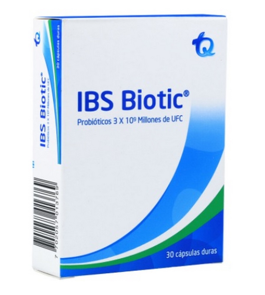IBS Biotic Probíotico 30 cápsulas – TECNOQUIMICAS