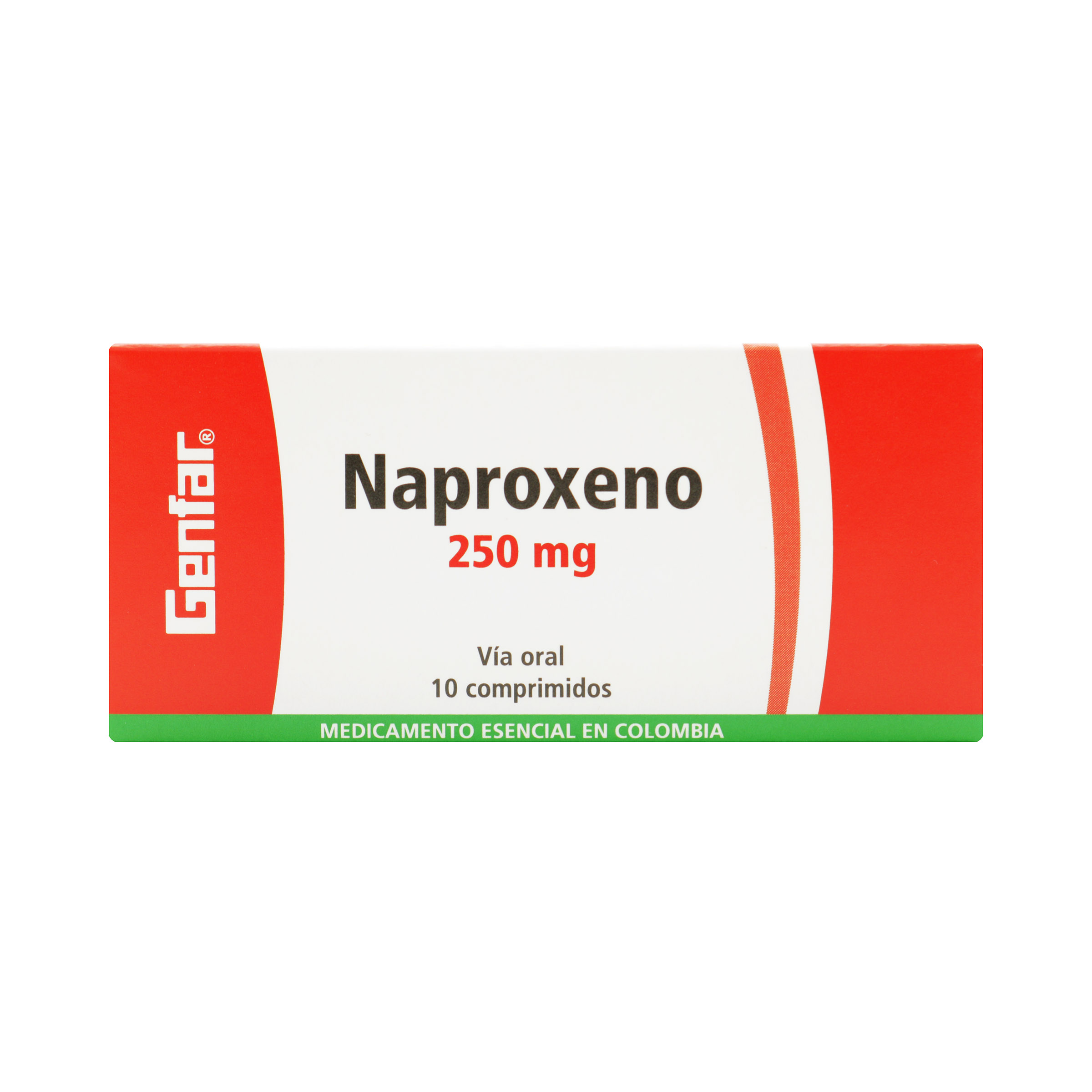 Naproxeno 250 mg – 10 cápsulas | Genfar