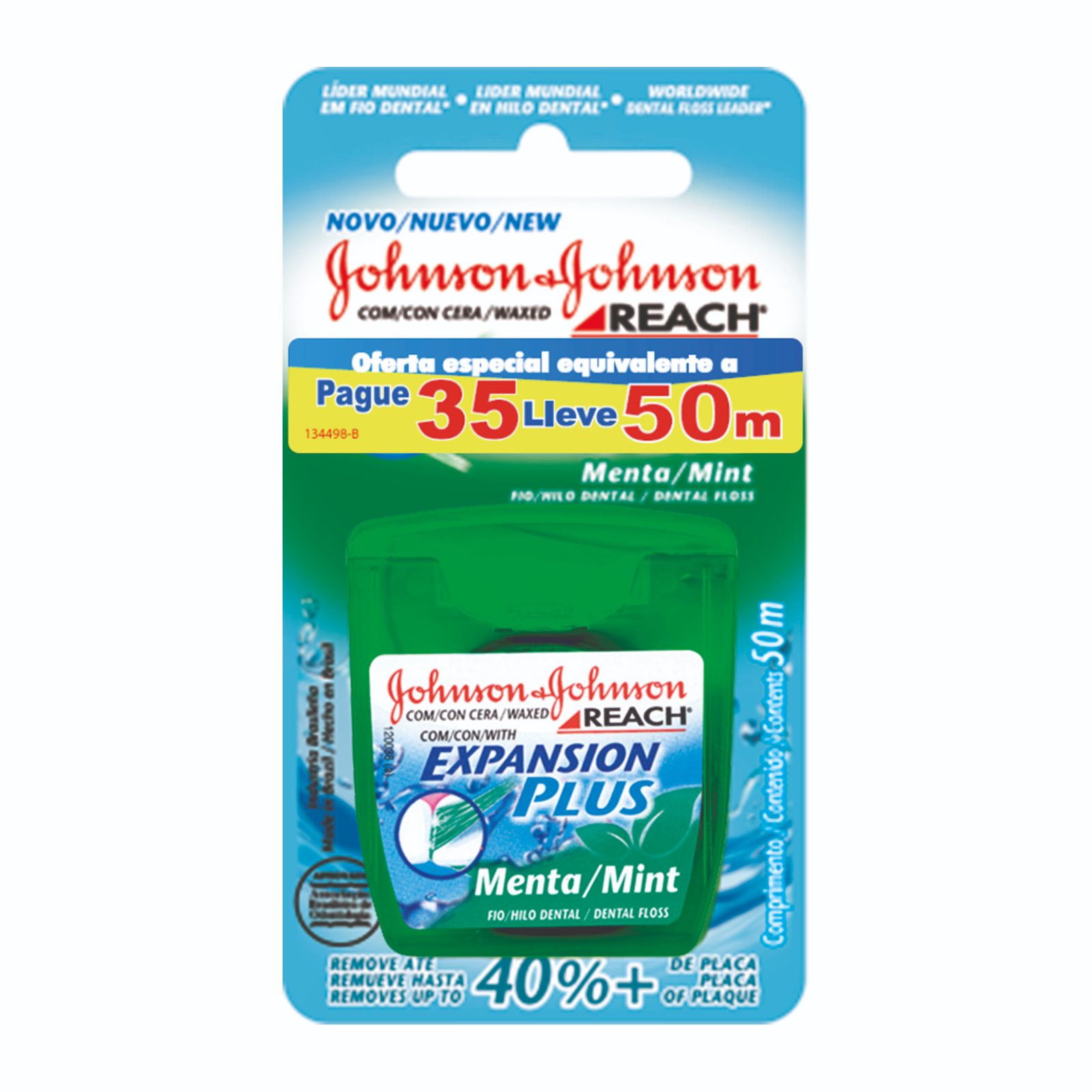 Hilo dental Reach HI-MEN 50 m – Johnson & Johnson Colombia